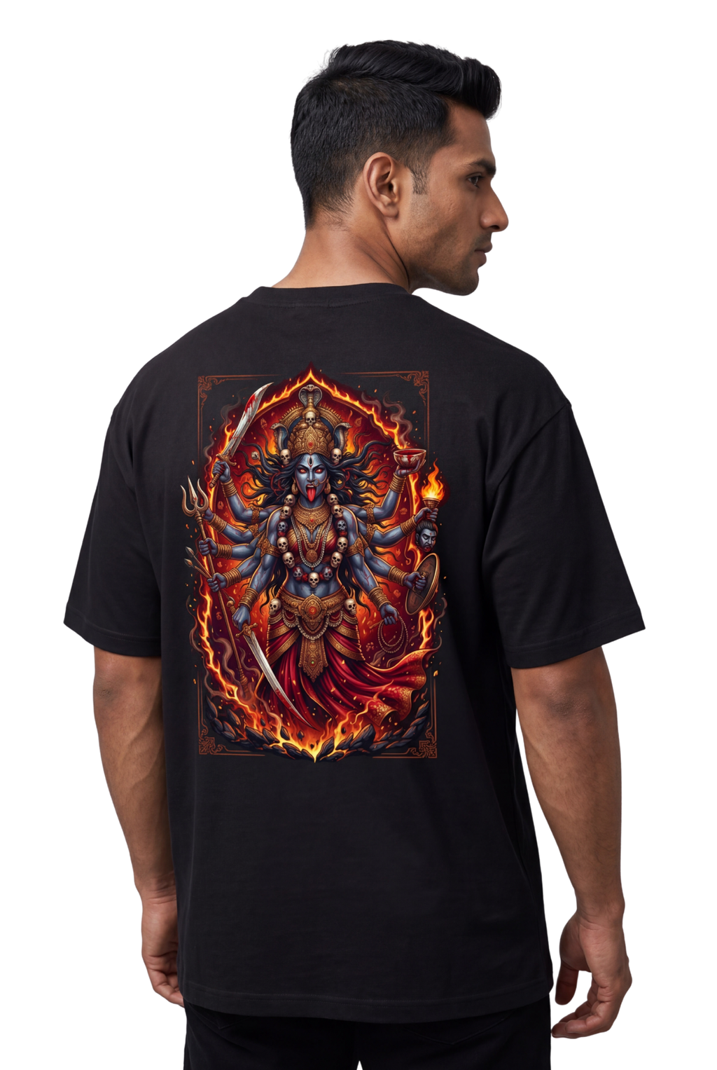 Kali Maa T-Shirt – Devotional Goddess Tee (Back Print)