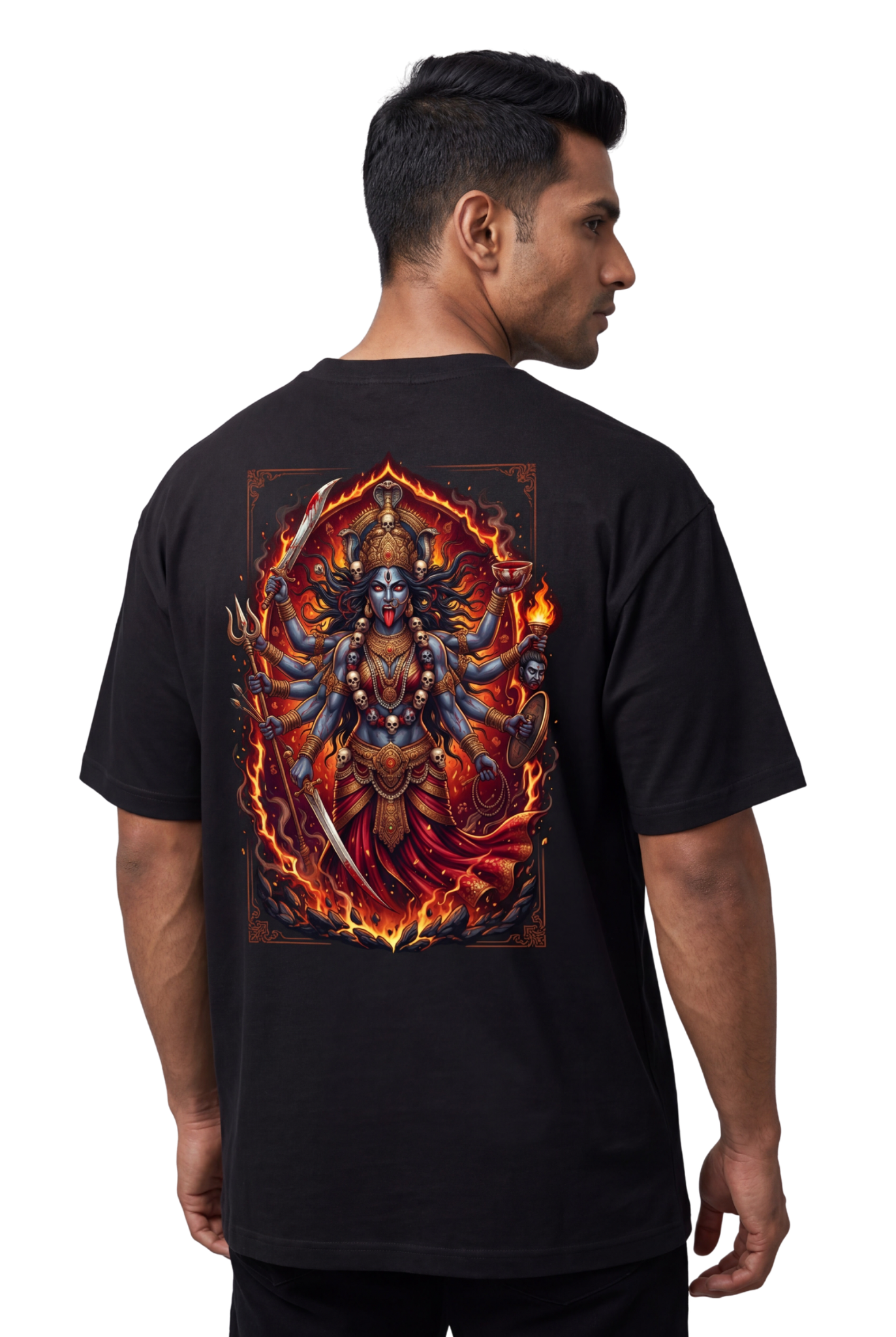 Kali Maa T-Shirt – Devotional Goddess Tee (Back Print)