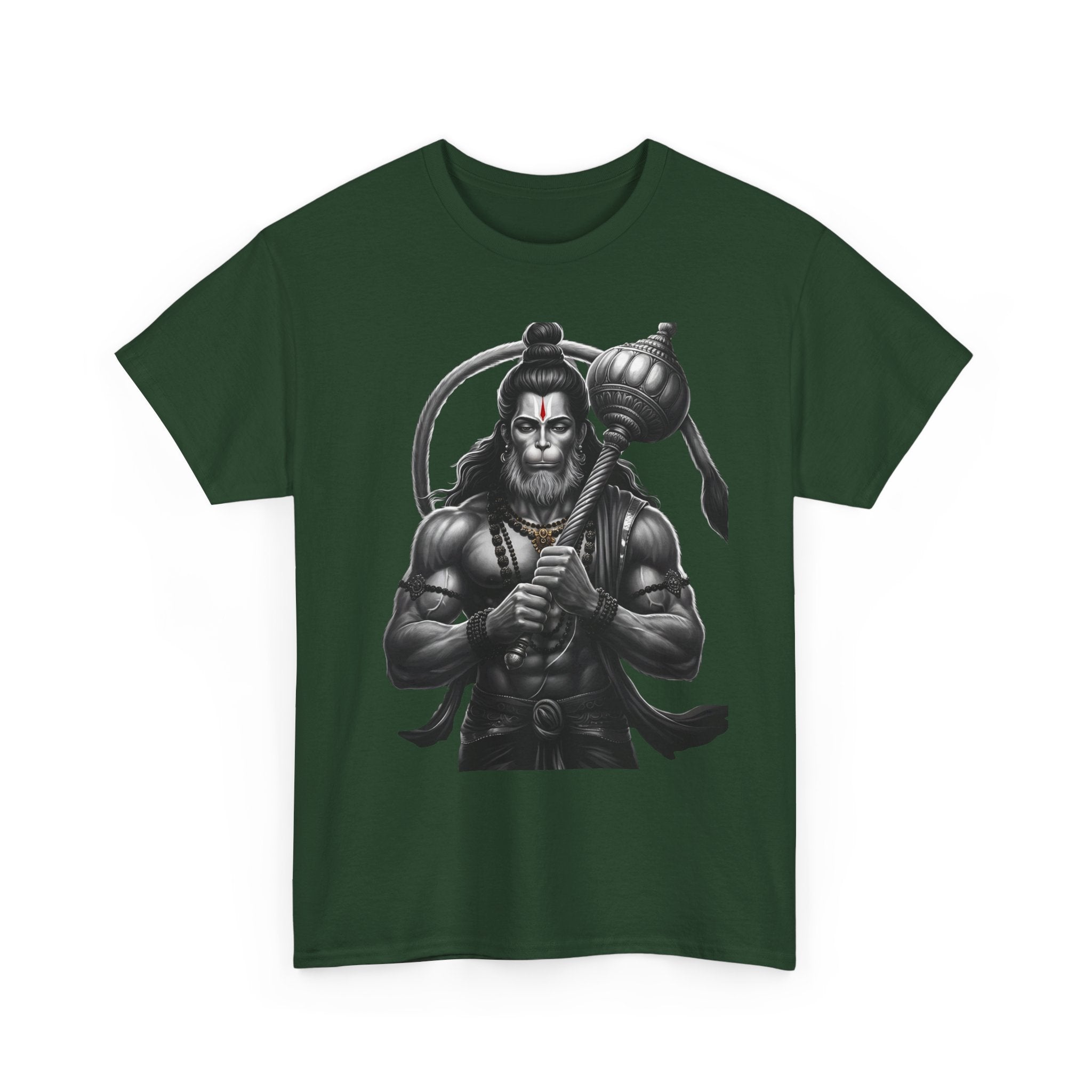 Bajrangi Bali Hanuman Front Print T-Shirt | Jai Shree Ram Devotional Tee