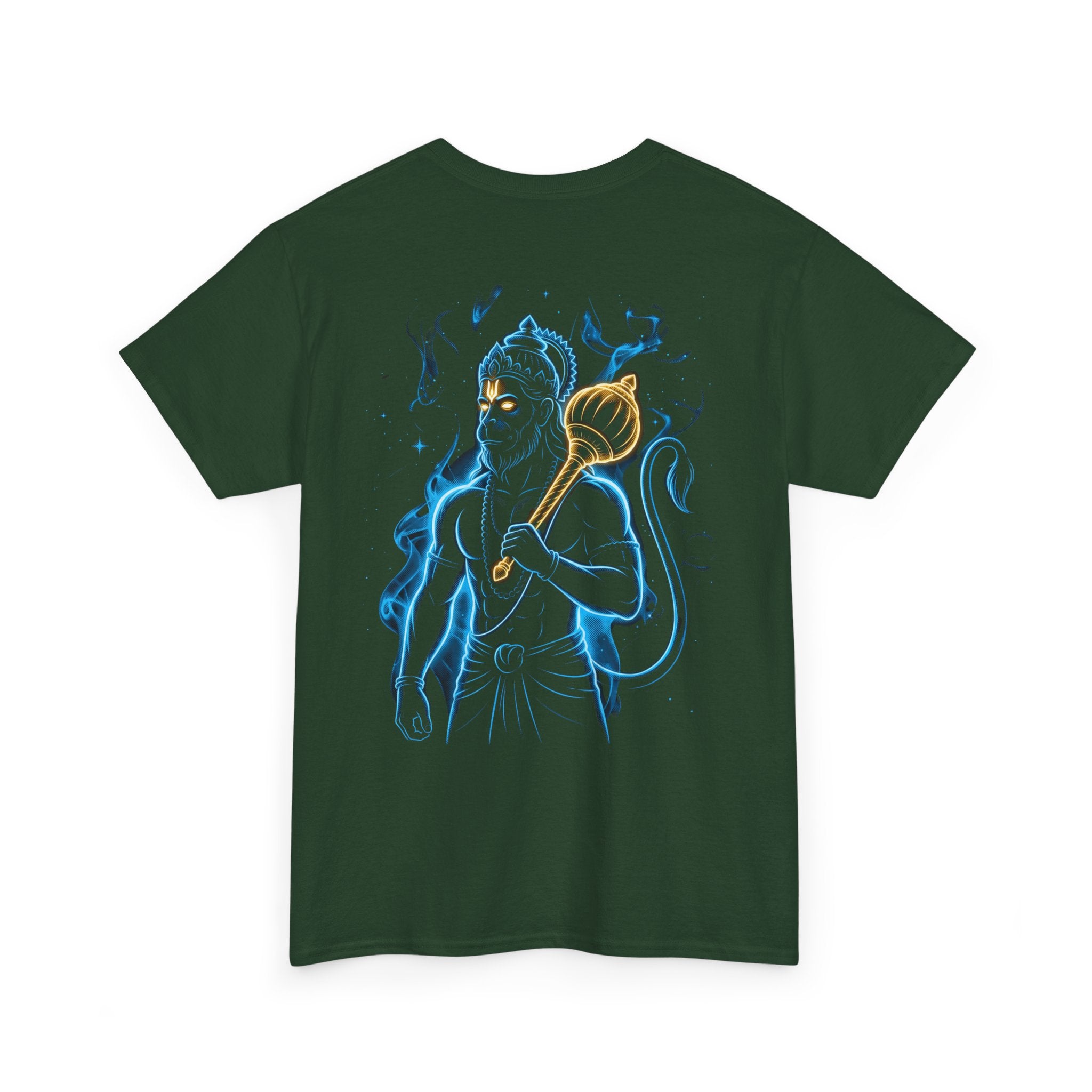 Hanuman Back Print T-Shirt | Jai Bajrang Bali Devotional Hanuman Tee