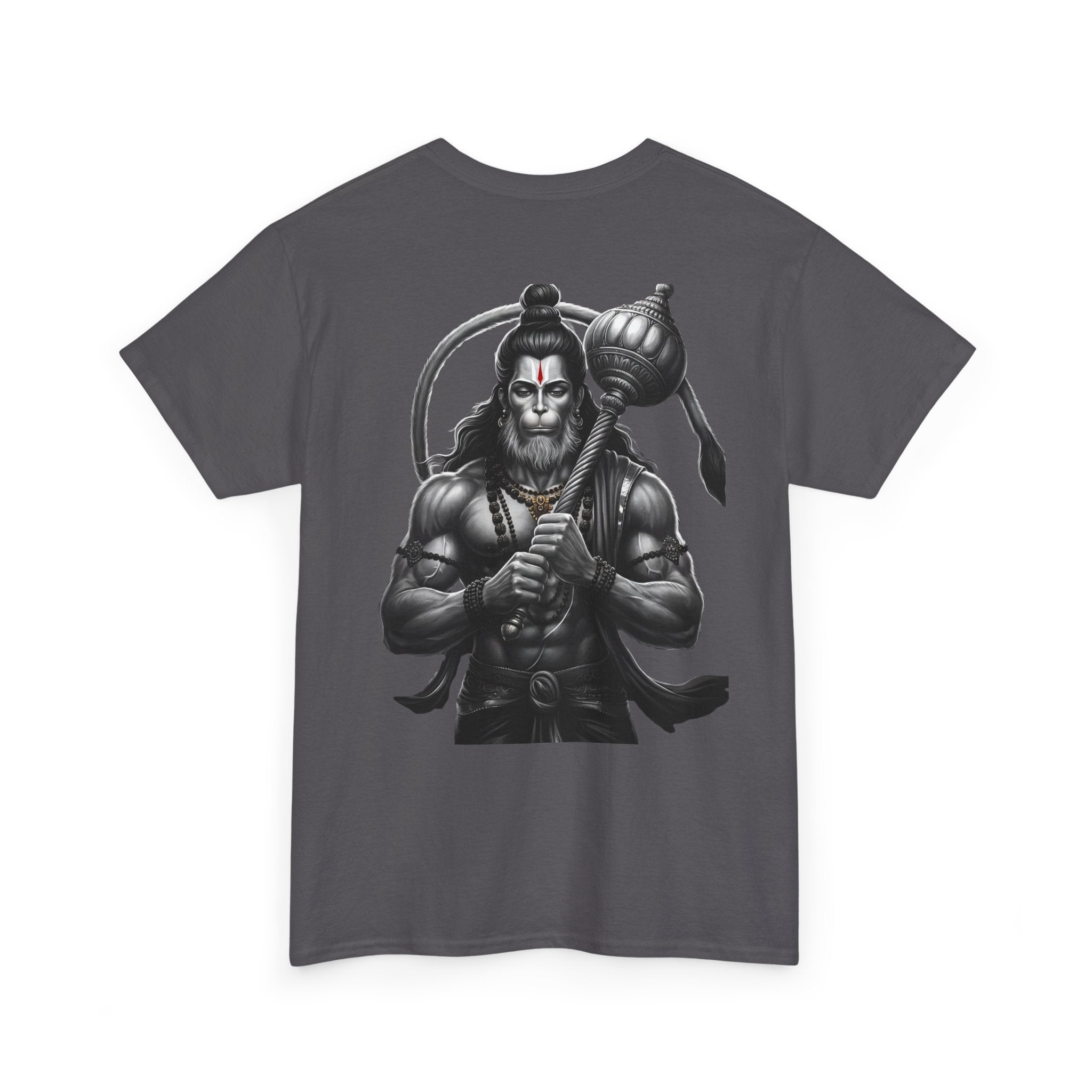 Bajrangi Bali Hanuman Black Print T-Shirt | Jai Shree Ram Devotional Tee