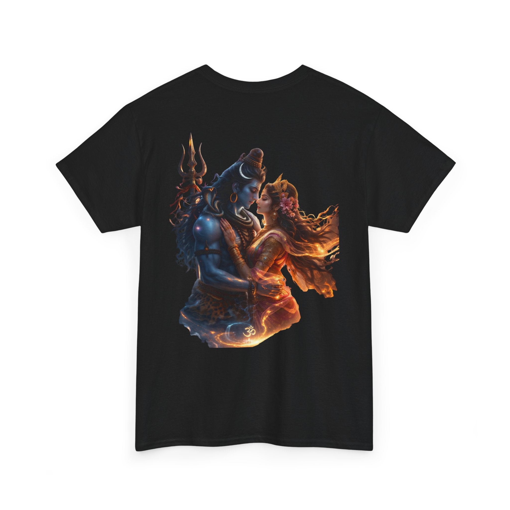 Shiv Parvati T-Shirt – Devotional Mahadev Tee (Back Print)