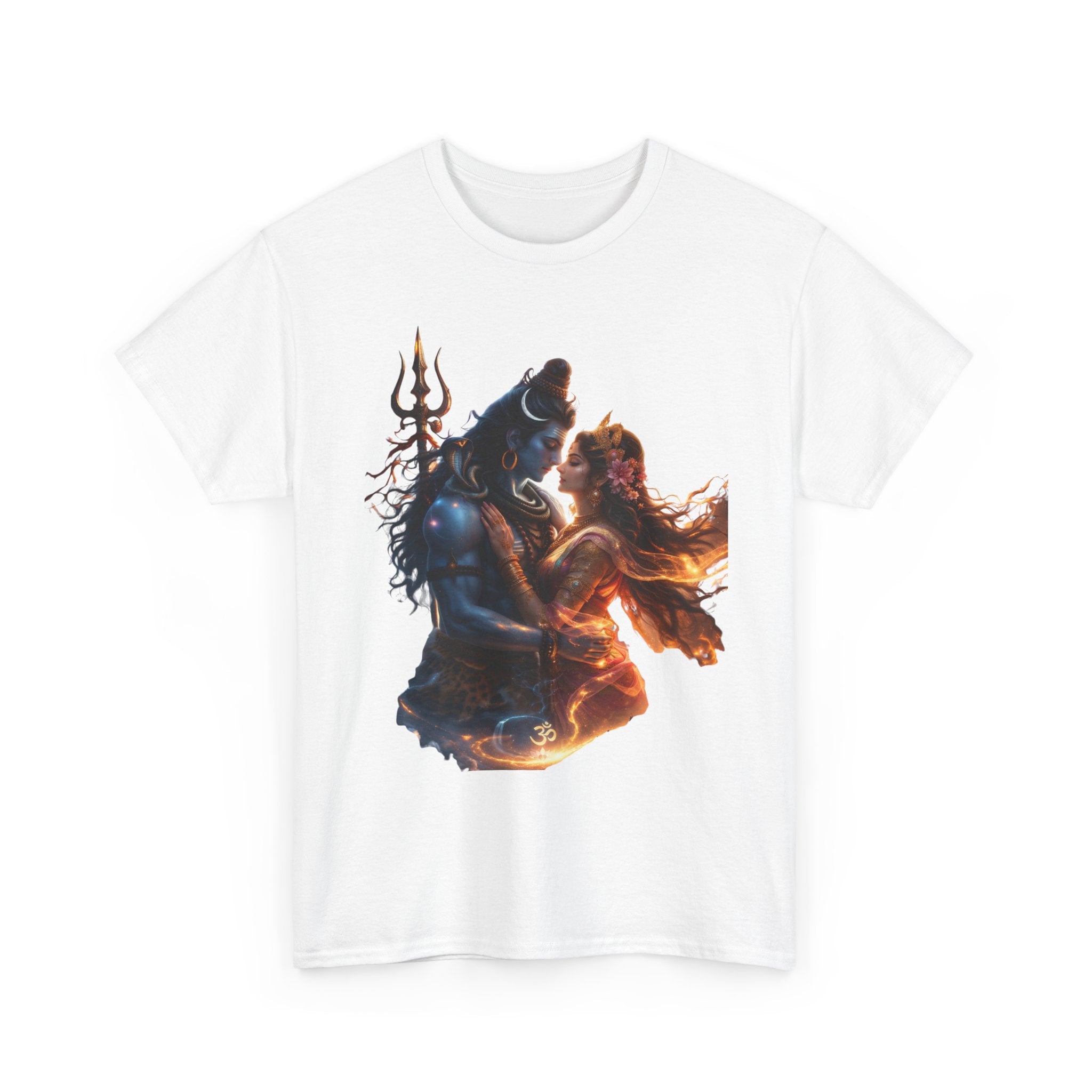 Shiv Parvati T-Shirt – Devotional Mahadev Tee (Front Print)