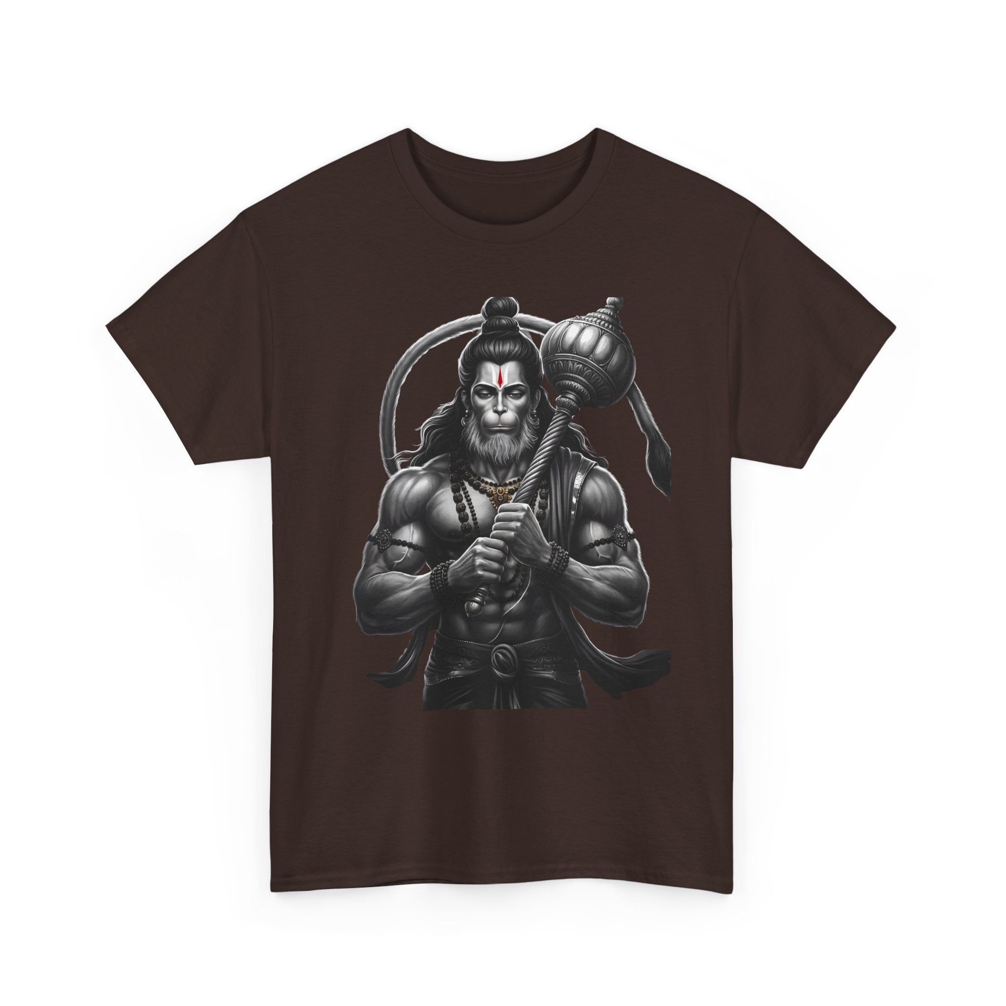 Bajrangi Bali Hanuman Front Print T-Shirt | Jai Shree Ram Devotional Tee