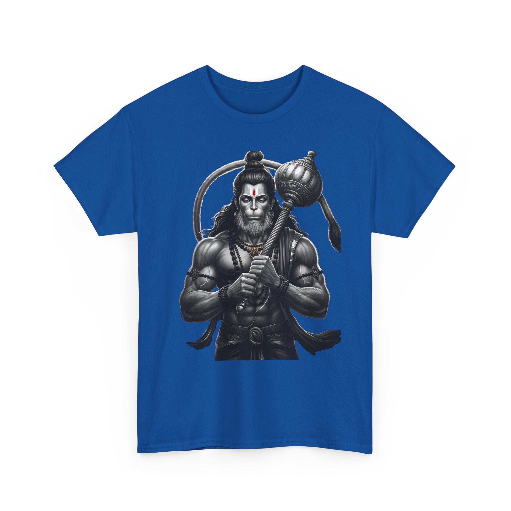 Bajrangi Bali Hanuman Front Print T-Shirt | Jai Shree Ram Devotional Tee