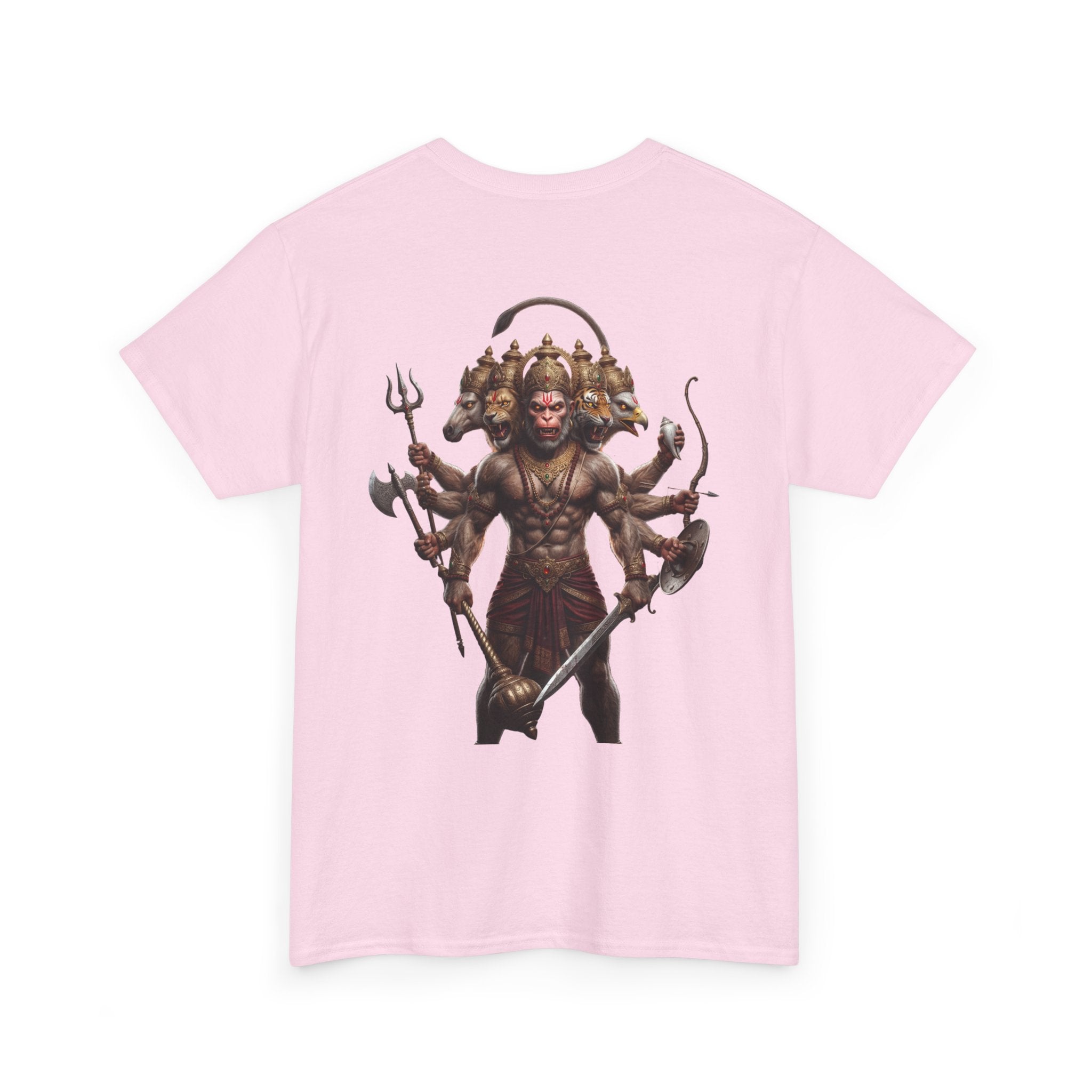 Panchamukhi Hanuman T-Shirt – Multi-Color Jai Shree Ram Tee (Back Print)