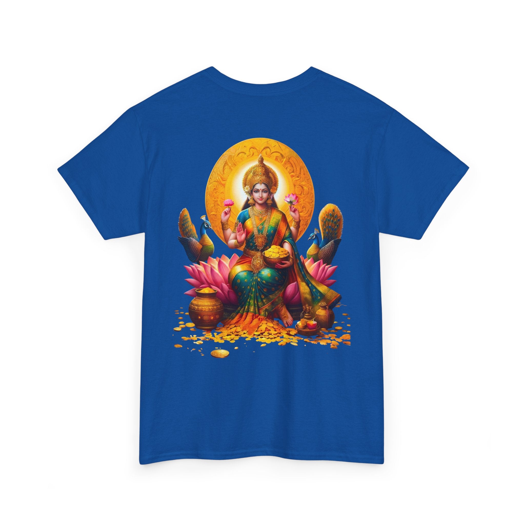 Laxmi Mata T-Shirt – Devotional Goddess Tee (Back Print)