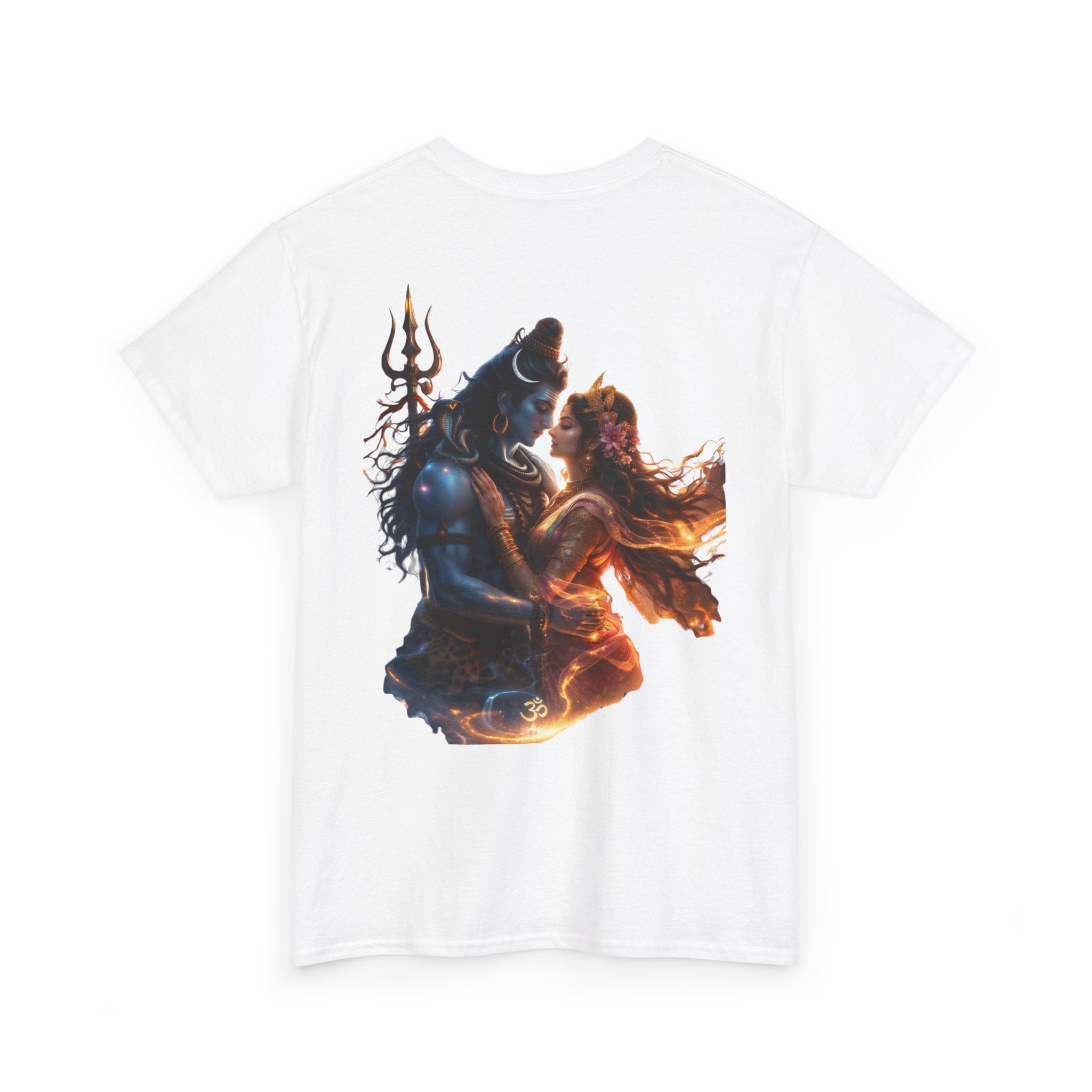 Shiv Parvati T-Shirt – Devotional Mahadev Tee (Back Print)