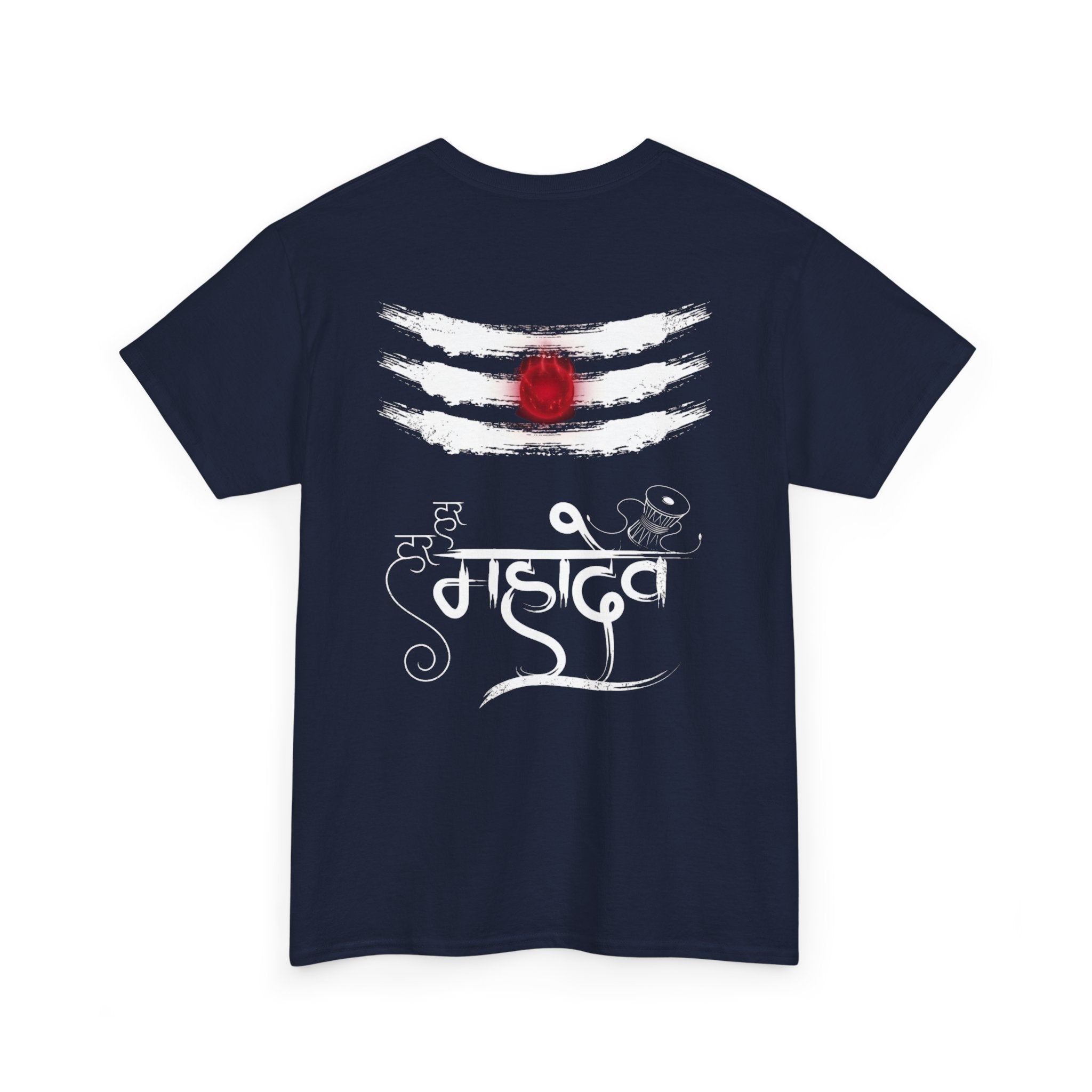 Bholenath T-Shirt – Om Namah Shivaya Devotional Tee (Back Print)