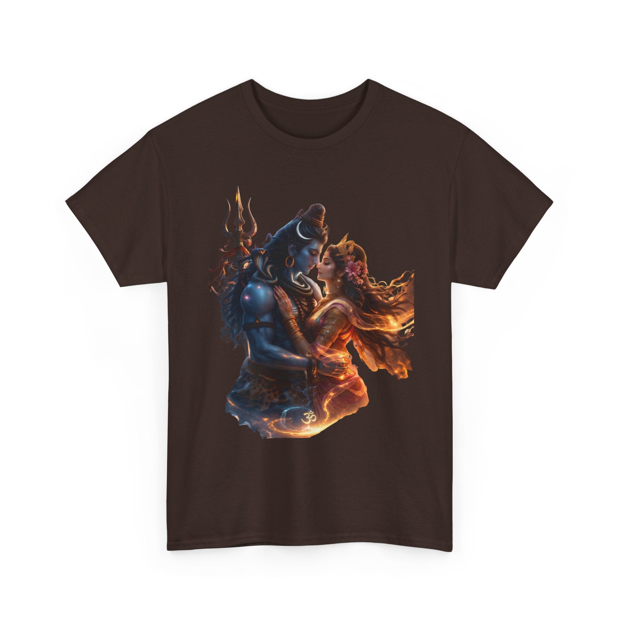 Shiv Parvati T-Shirt – Devotional Mahadev Tee (Front Print)