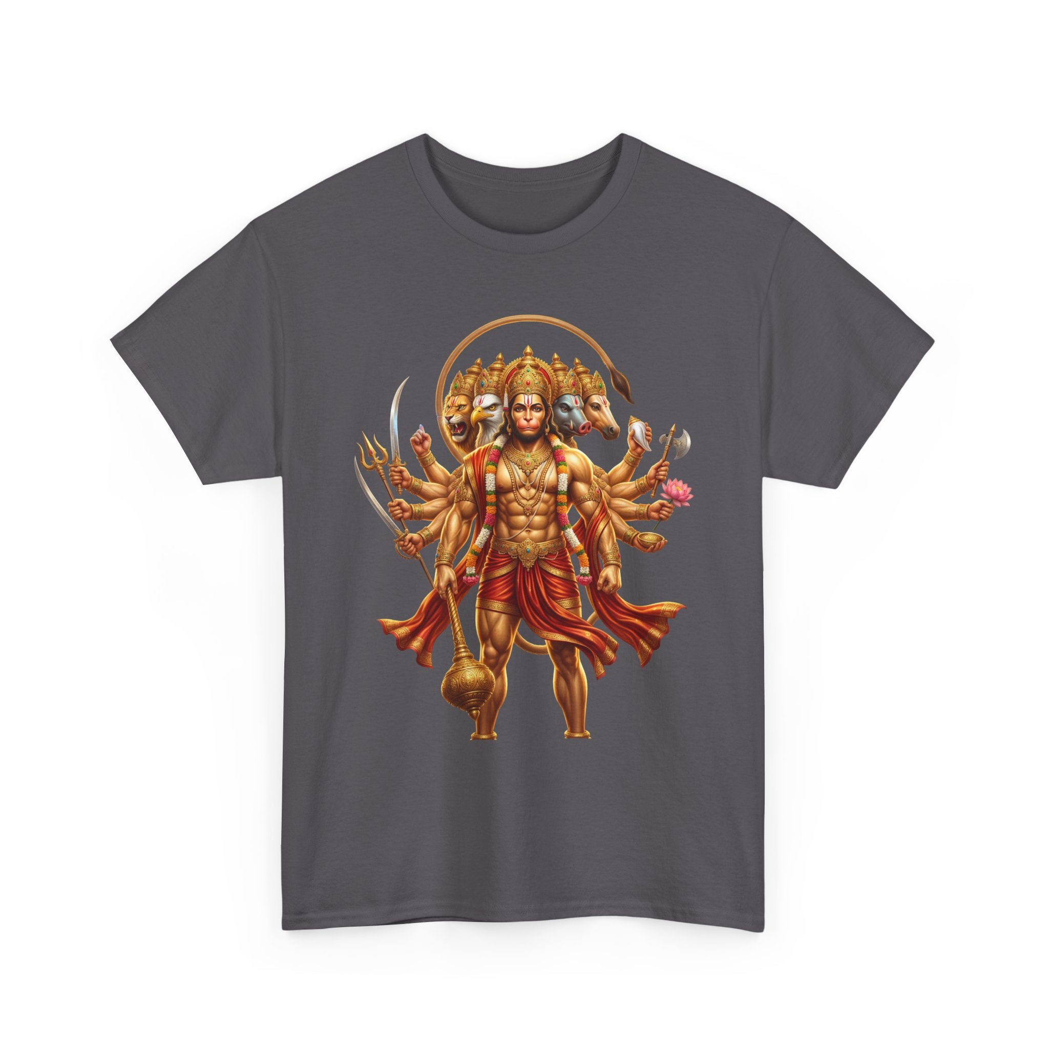 Panchamukhi Hanuman T-Shirt – Jai Shree Ram Devotional Tee (Front Print)