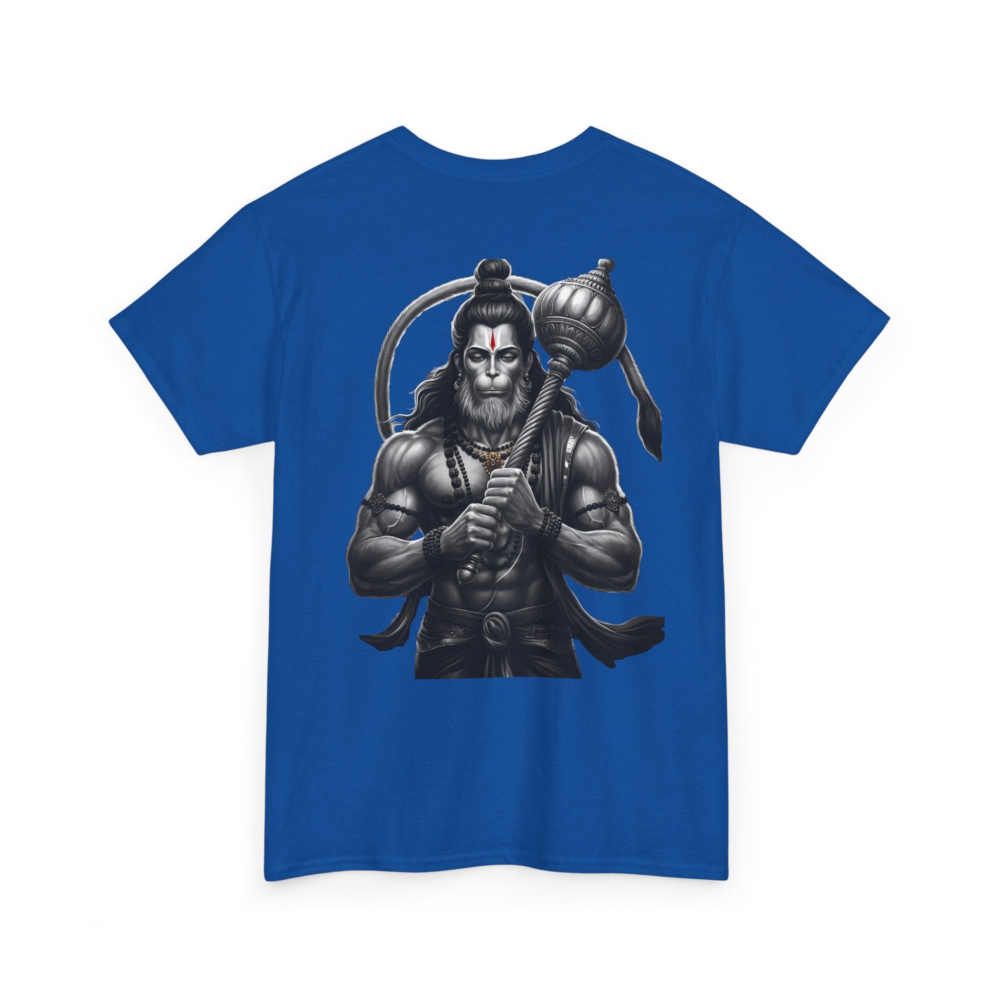 Bajrangi Bali Hanuman Black Print T-Shirt | Jai Shree Ram Devotional Tee