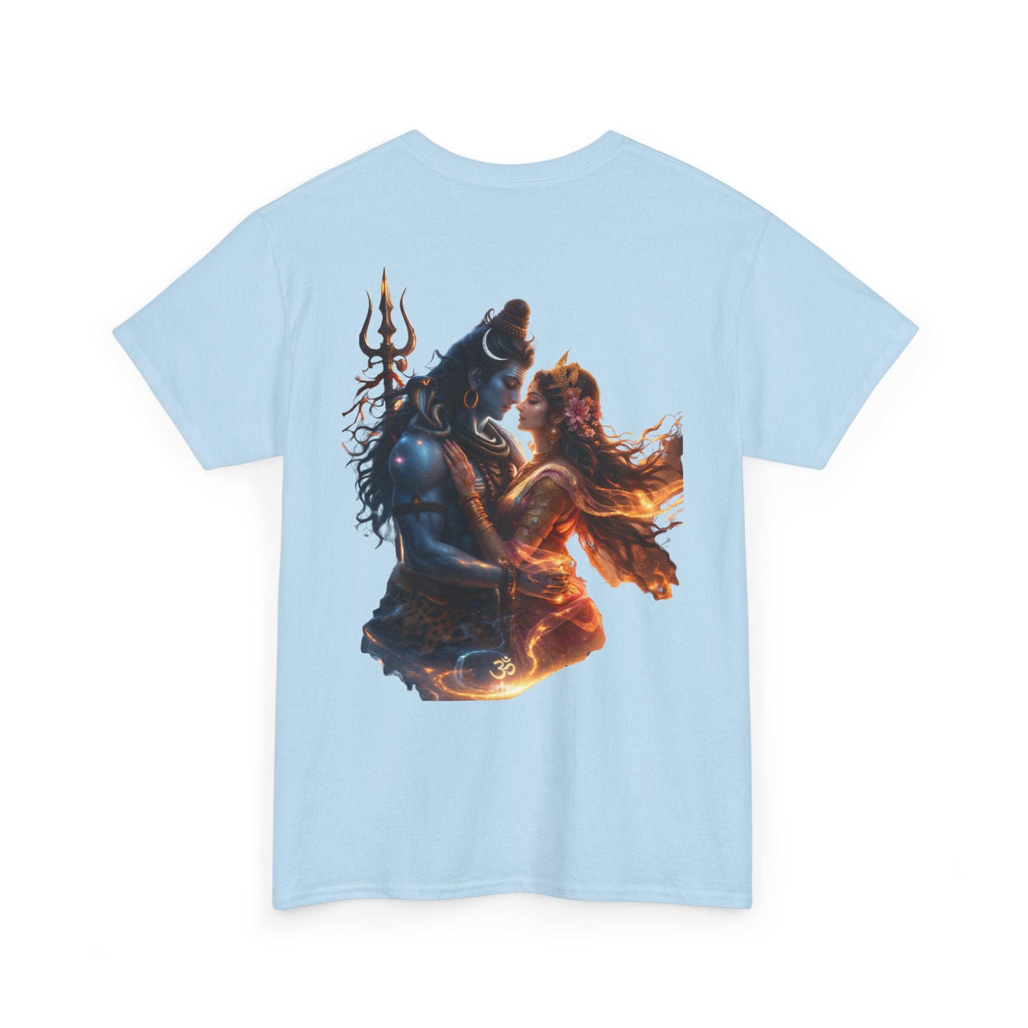 Shiv Parvati T-Shirt – Devotional Mahadev Tee (Back Print)