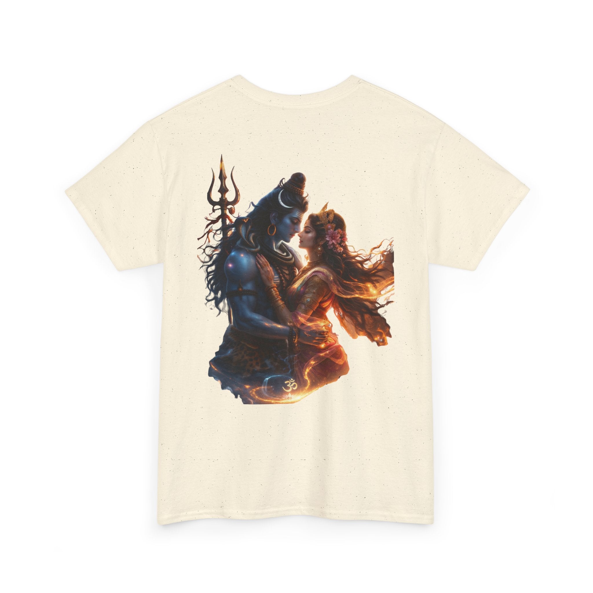 Shiv Parvati T-Shirt – Devotional Mahadev Tee (Back Print)