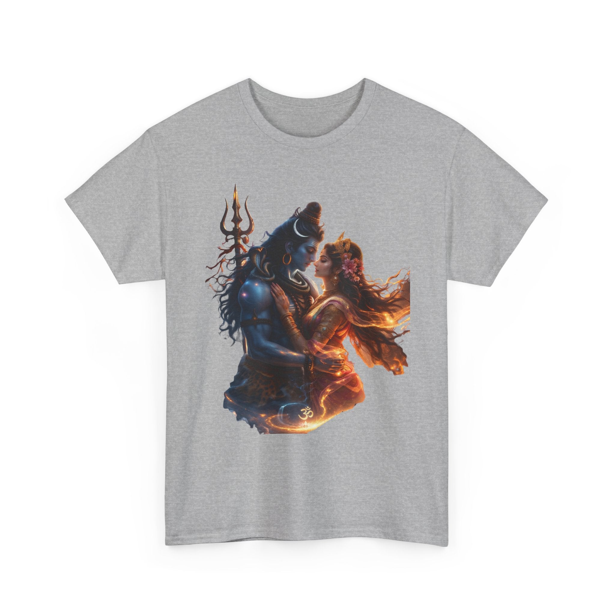 Shiv Parvati T-Shirt – Devotional Mahadev Tee (Front Print)
