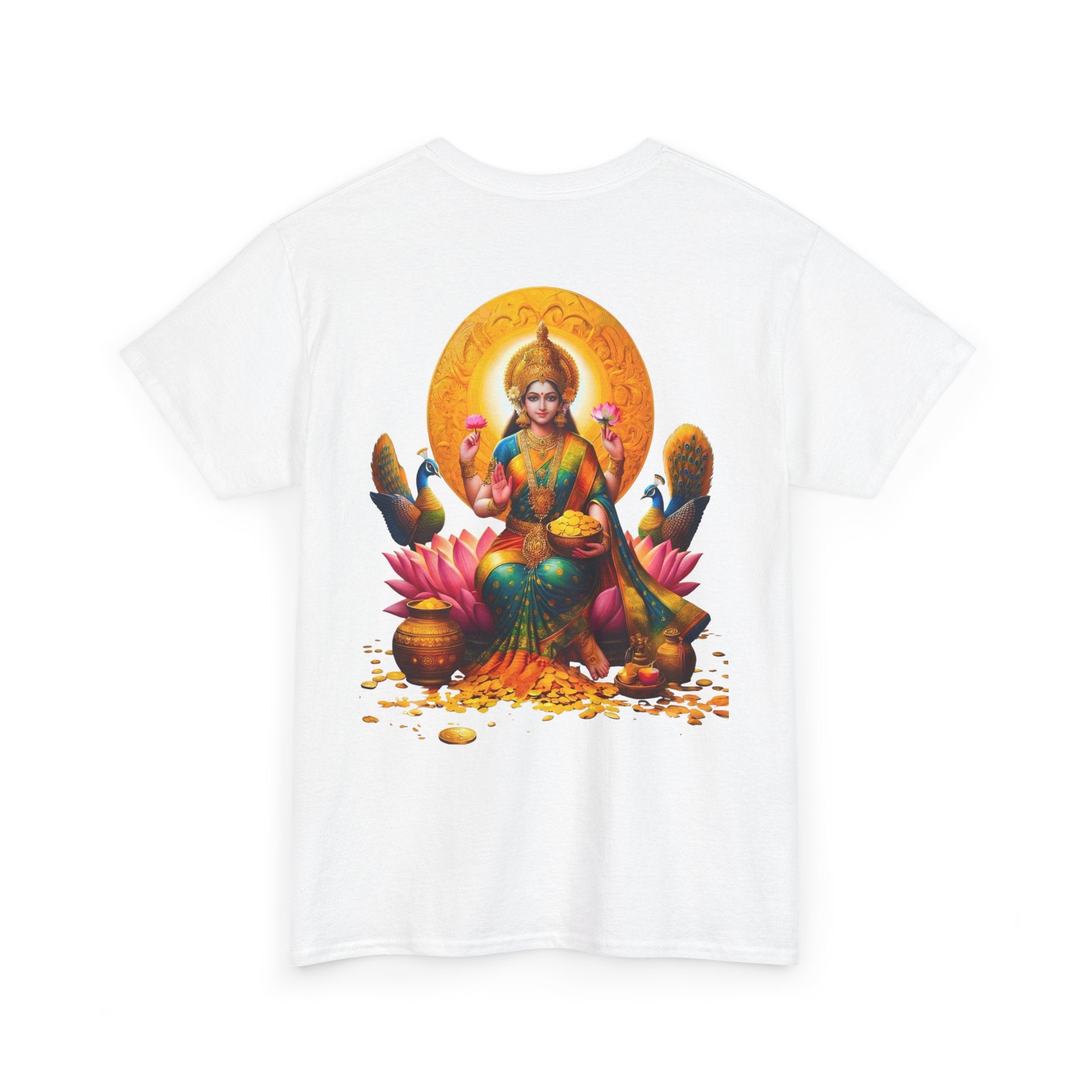 Laxmi Mata T-Shirt – Devotional Goddess Tee (Back Print)