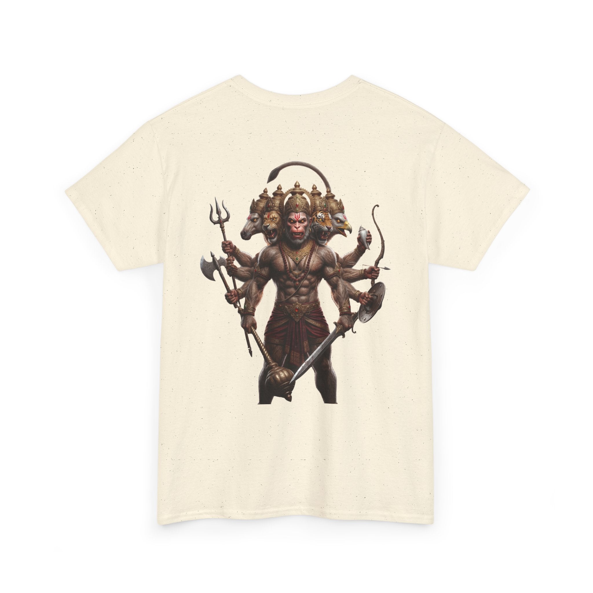 Panchamukhi Hanuman T-Shirt – Multi-Color Jai Shree Ram Tee (Back Print)