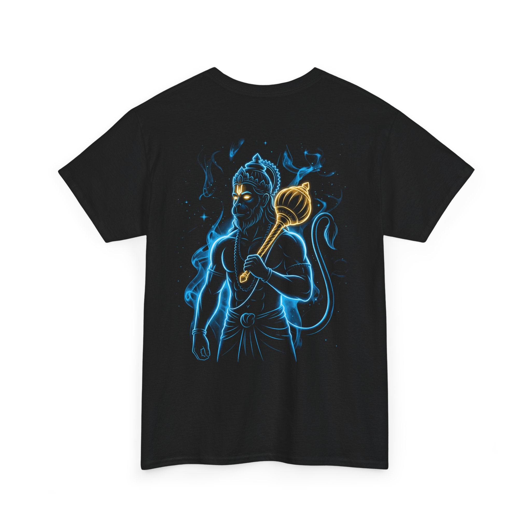 Hanuman Back Print T-Shirt | Jai Bajrang Bali Devotional Hanuman Tee