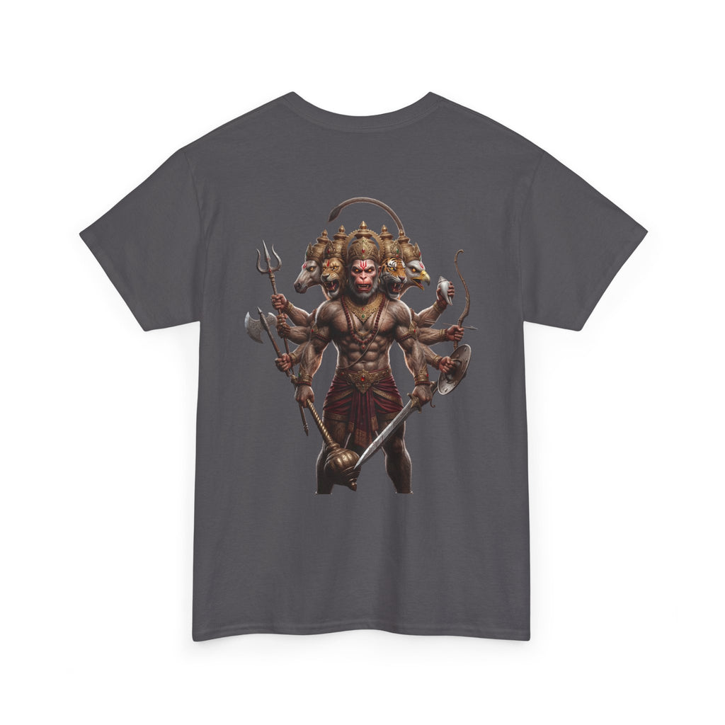 Panchamukhi Hanuman T-Shirt – Multi-Color Jai Shree Ram Tee (Back Print)