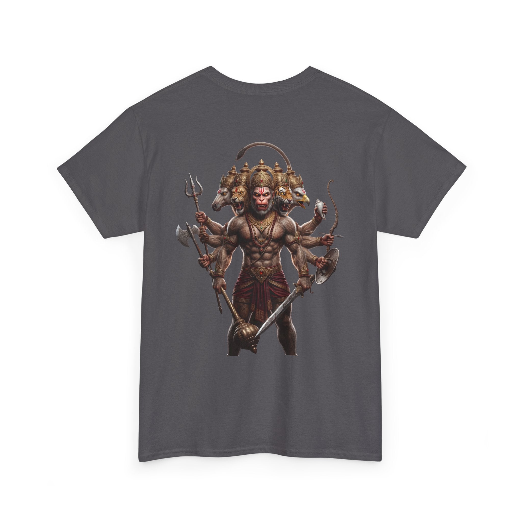 Panchamukhi Hanuman T-Shirt – Multi-Color Jai Shree Ram Tee (Back Print)
