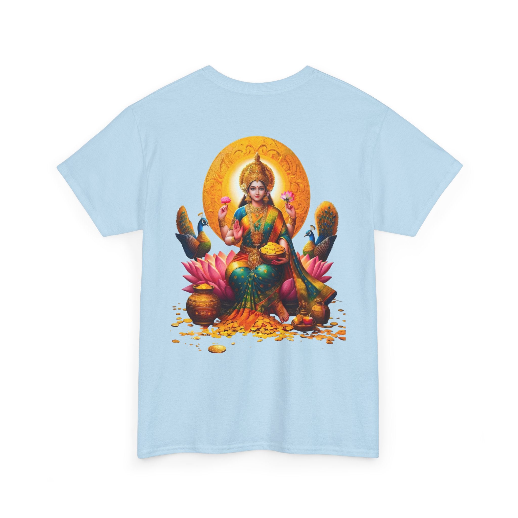 Laxmi Mata T-Shirt – Devotional Goddess Tee (Back Print)