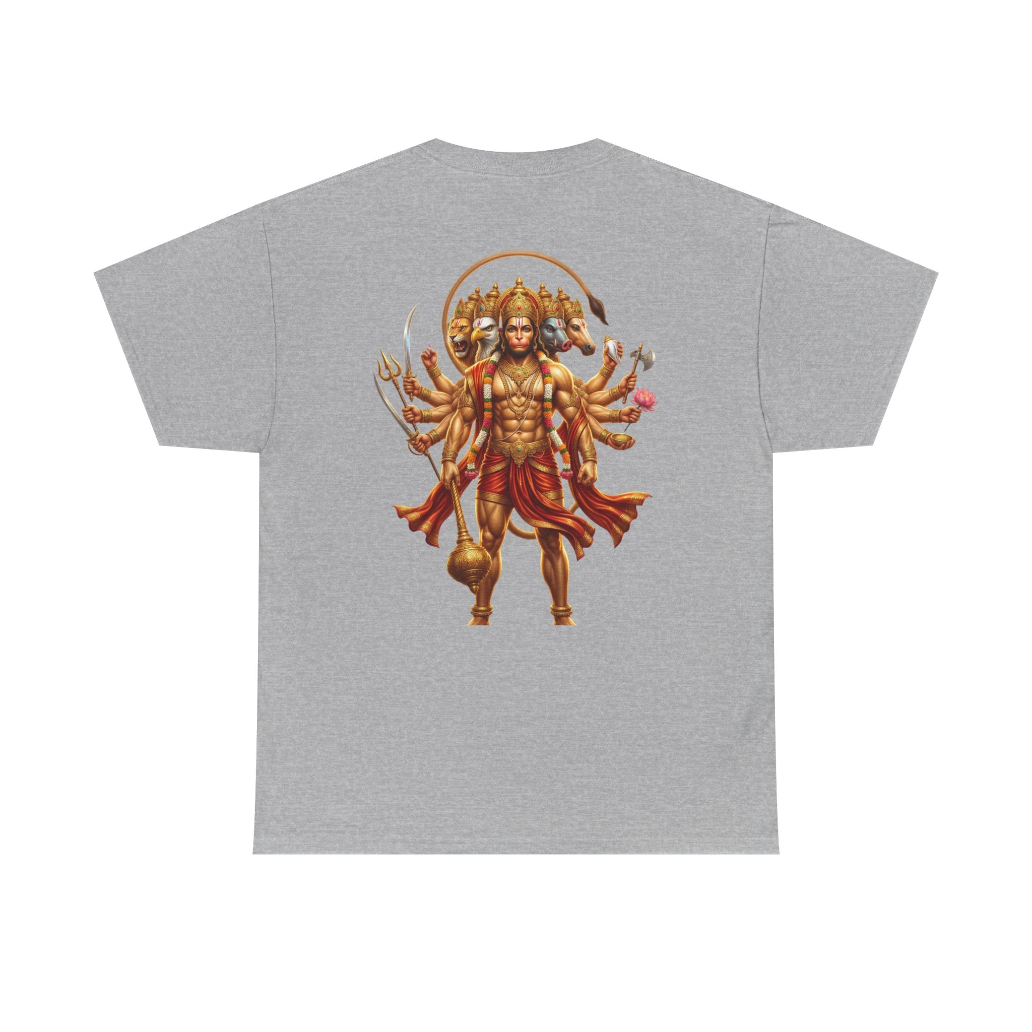 Panchamukhi Hanuman T-Shirt – Jai Shree Ram Devotional Tee (Back Print)