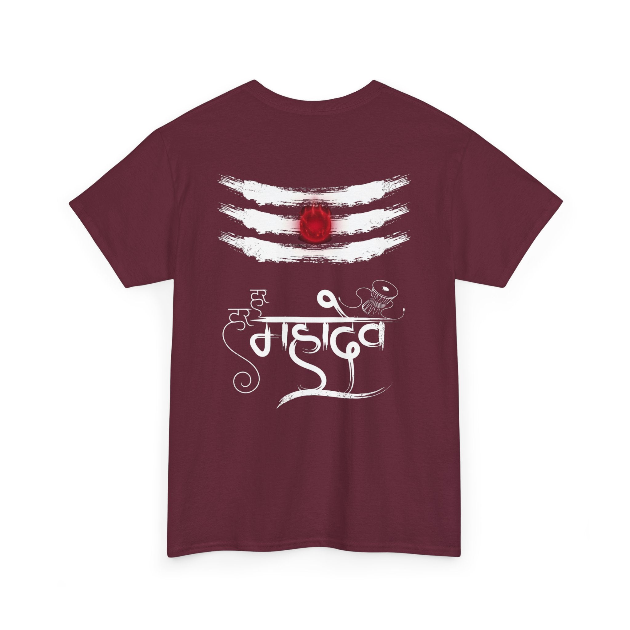 Bholenath T-Shirt – Om Namah Shivaya Devotional Tee (Back Print)