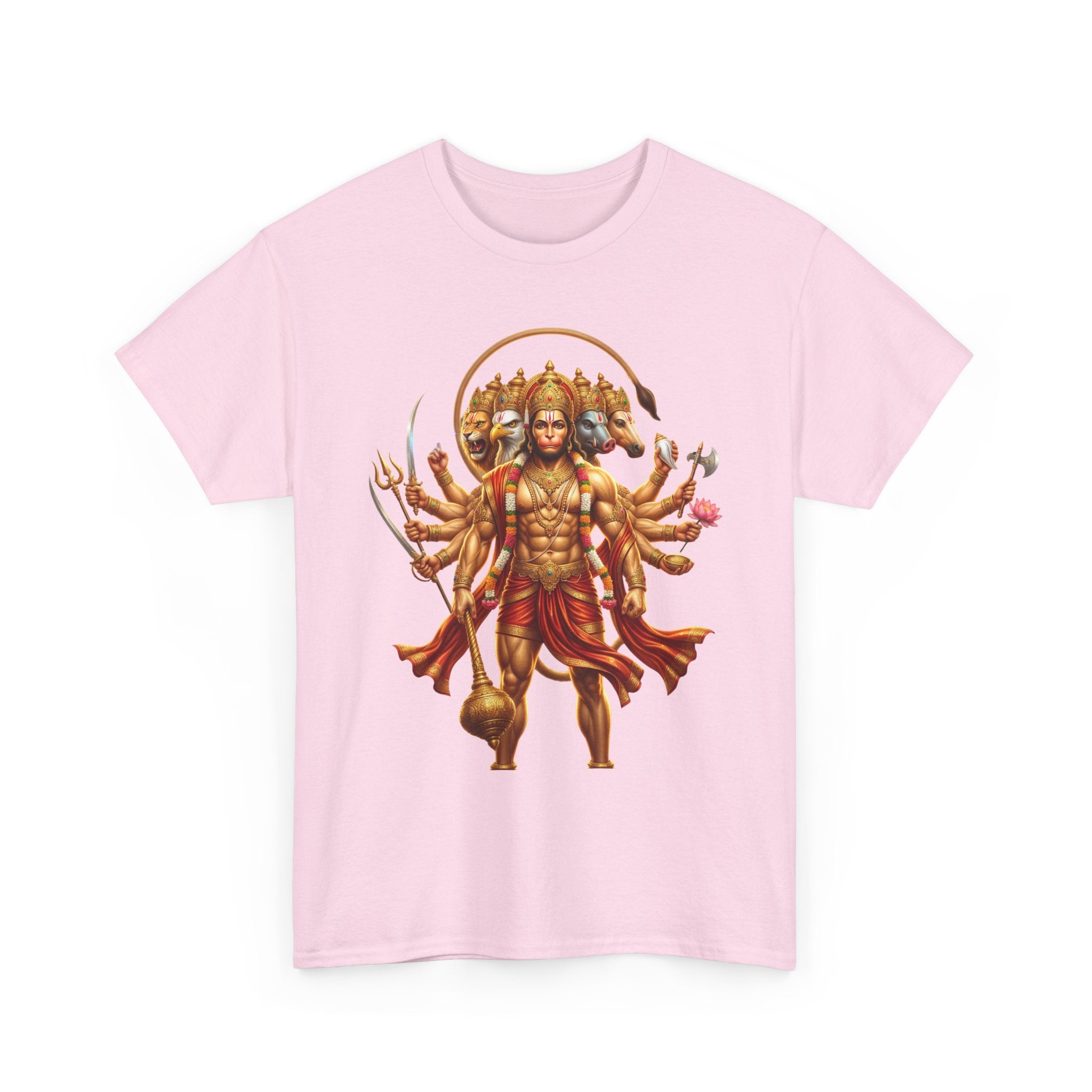 Panchamukhi Hanuman T-Shirt – Jai Shree Ram Devotional Tee (Front Print)