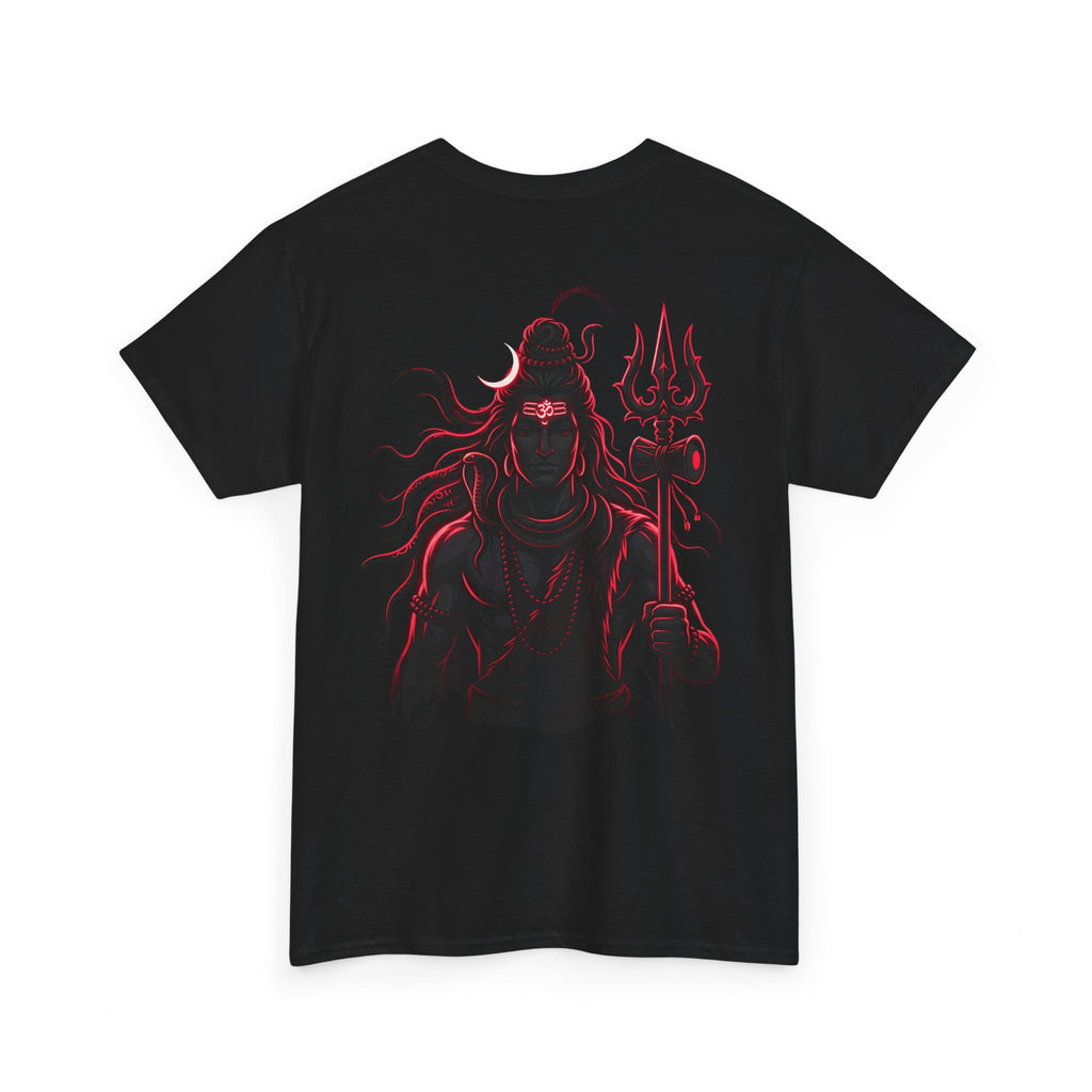 Bholenath Back Print T-Shirt | Om Namah Shivaya Mahadev Shiva Devotional Tee