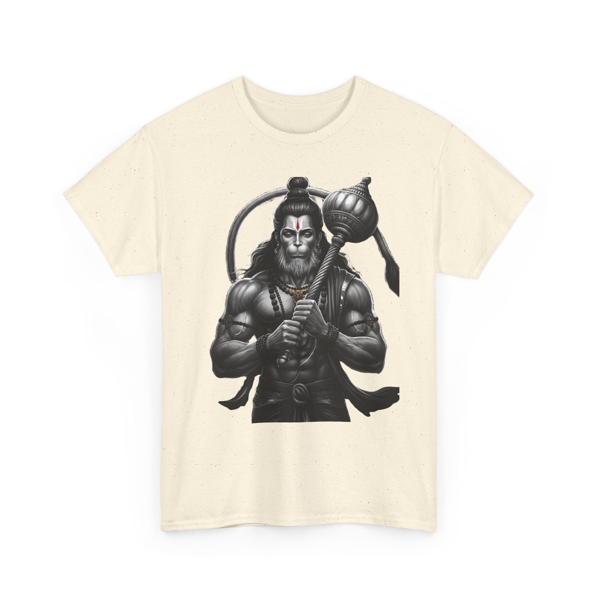 Bajrangi Bali Hanuman Front Print T-Shirt | Jai Shree Ram Devotional Tee