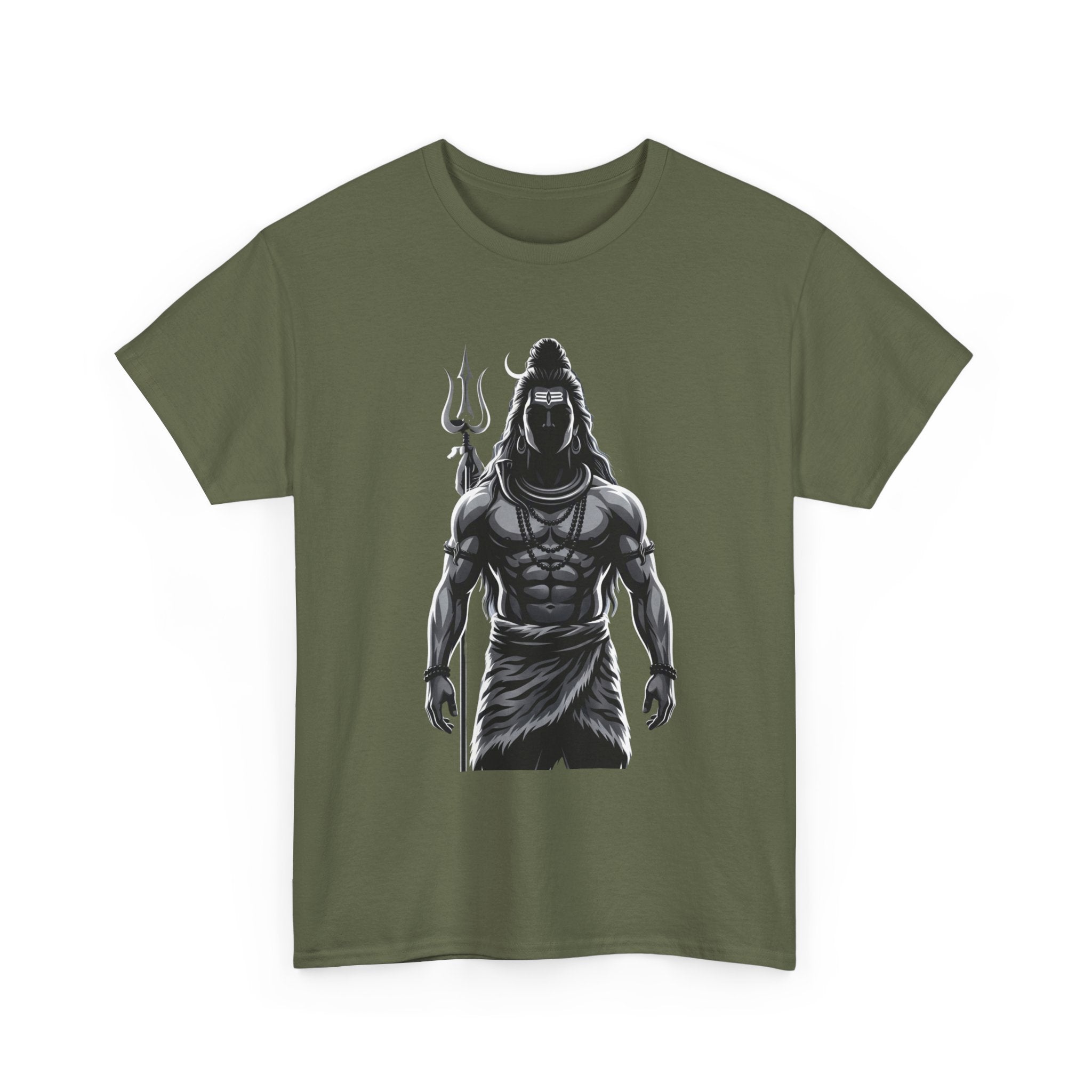 Bholenath Front Print T-Shirt | Om Namah Shivaya Mahadev Shiva Devotional Tee