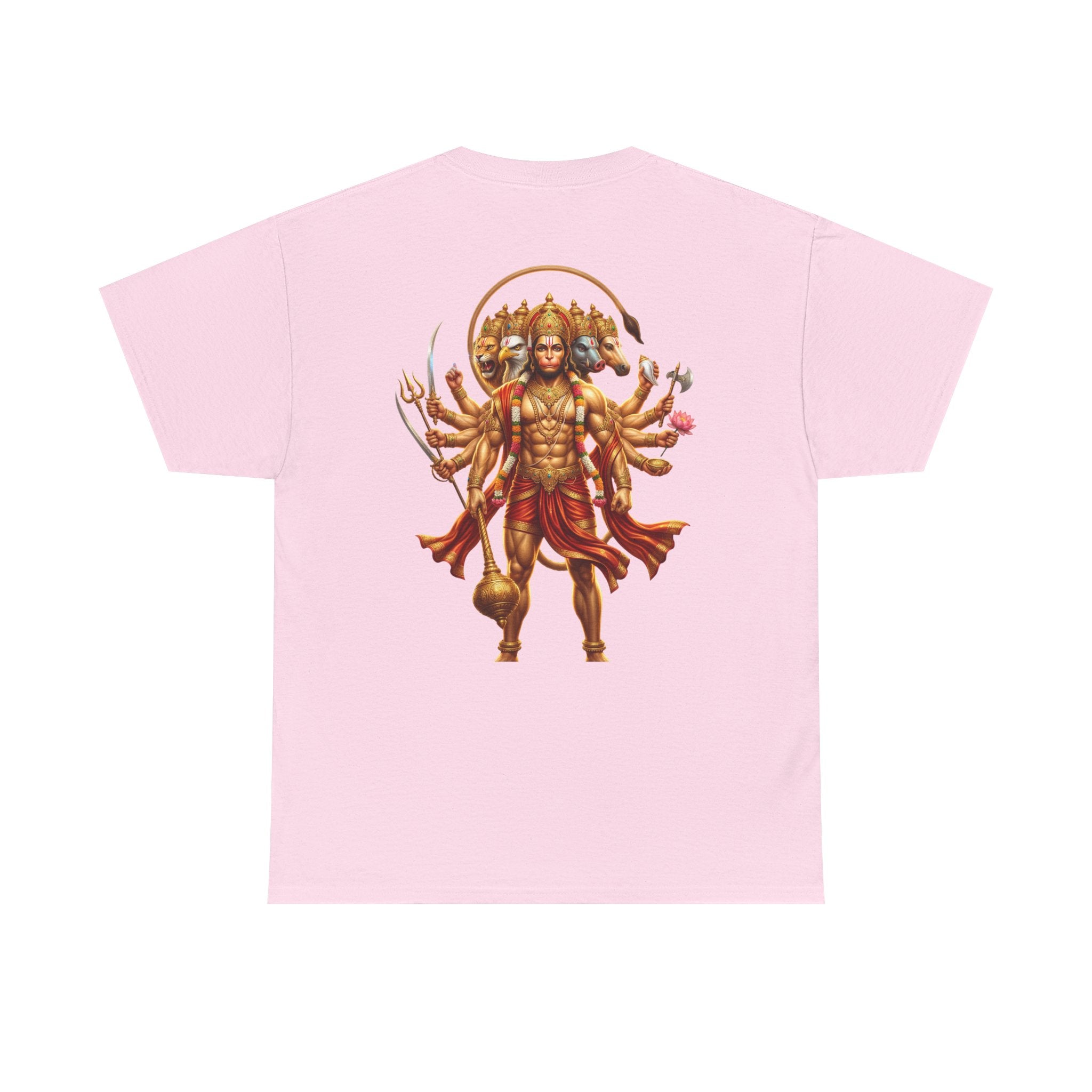 Panchamukhi Hanuman T-Shirt – Jai Shree Ram Devotional Tee (Back Print)