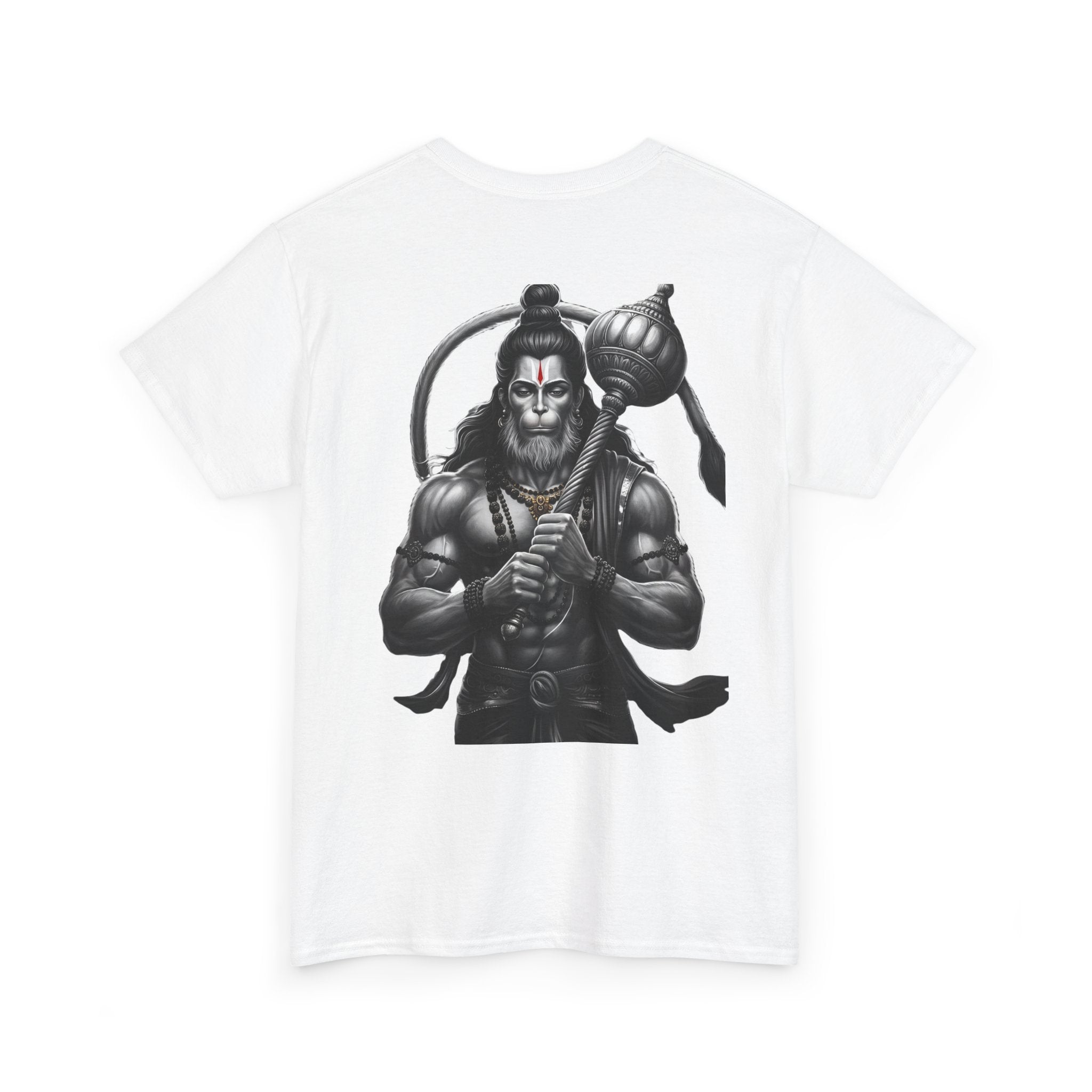 Bajrangi Bali Hanuman Black Print T-Shirt | Jai Shree Ram Devotional Tee