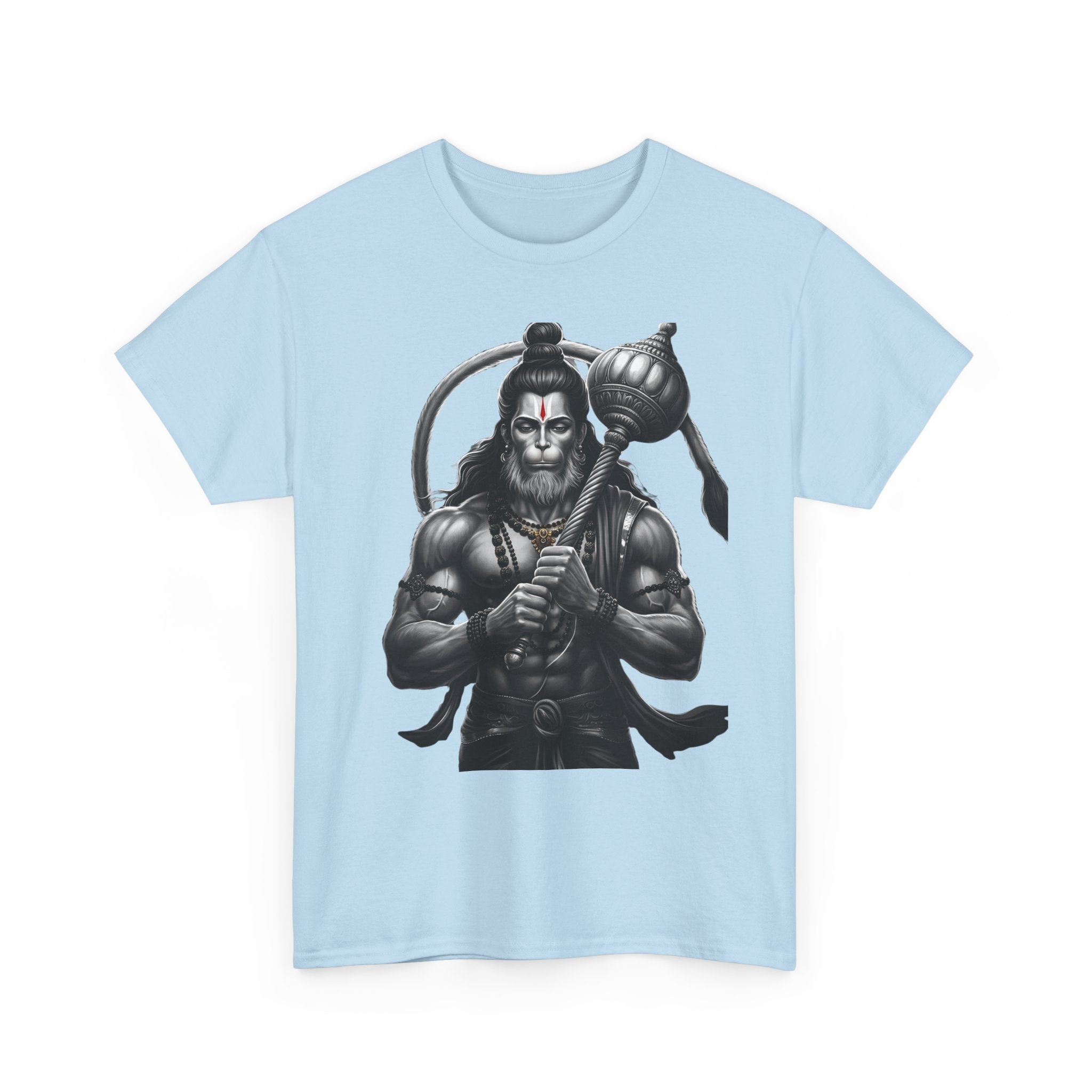 Bajrangi Bali Hanuman Front Print T-Shirt | Jai Shree Ram Devotional Tee