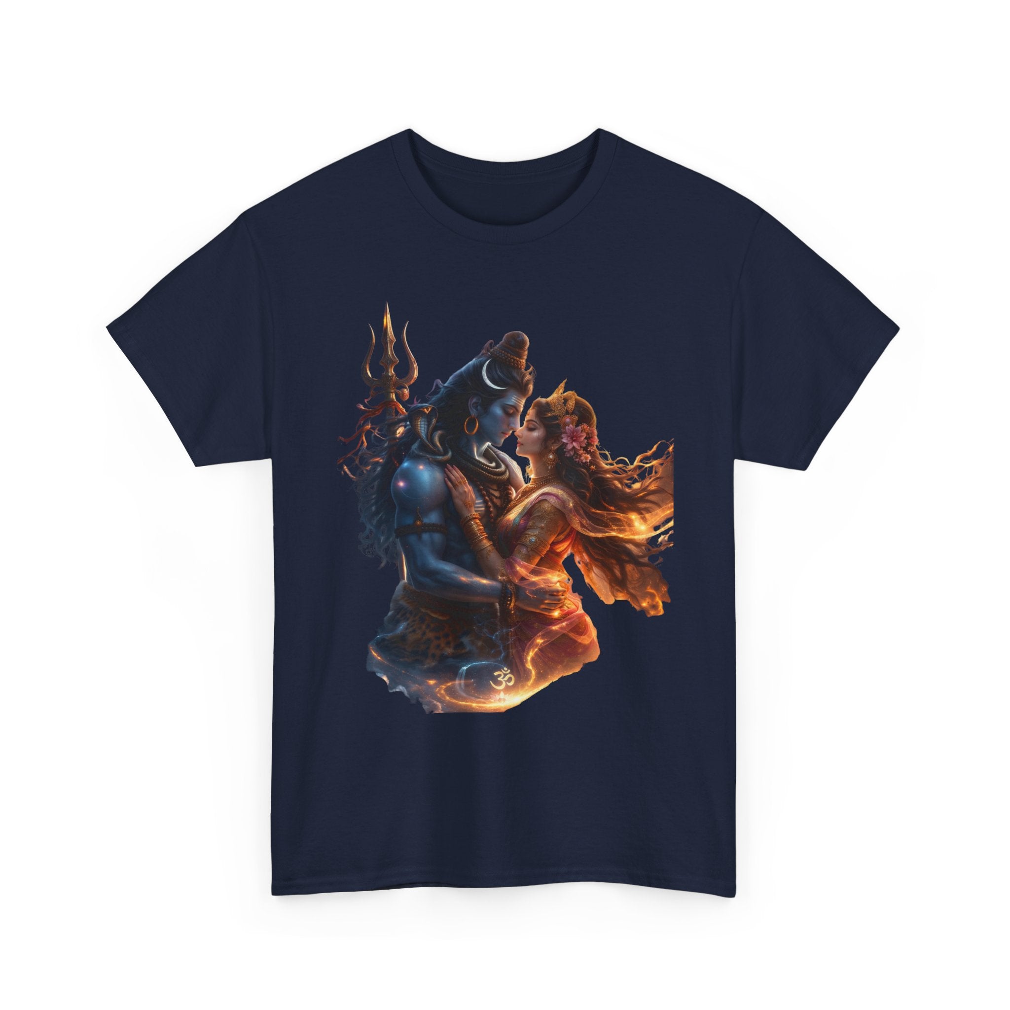 Shiv Parvati T-Shirt – Devotional Mahadev Tee (Front Print)