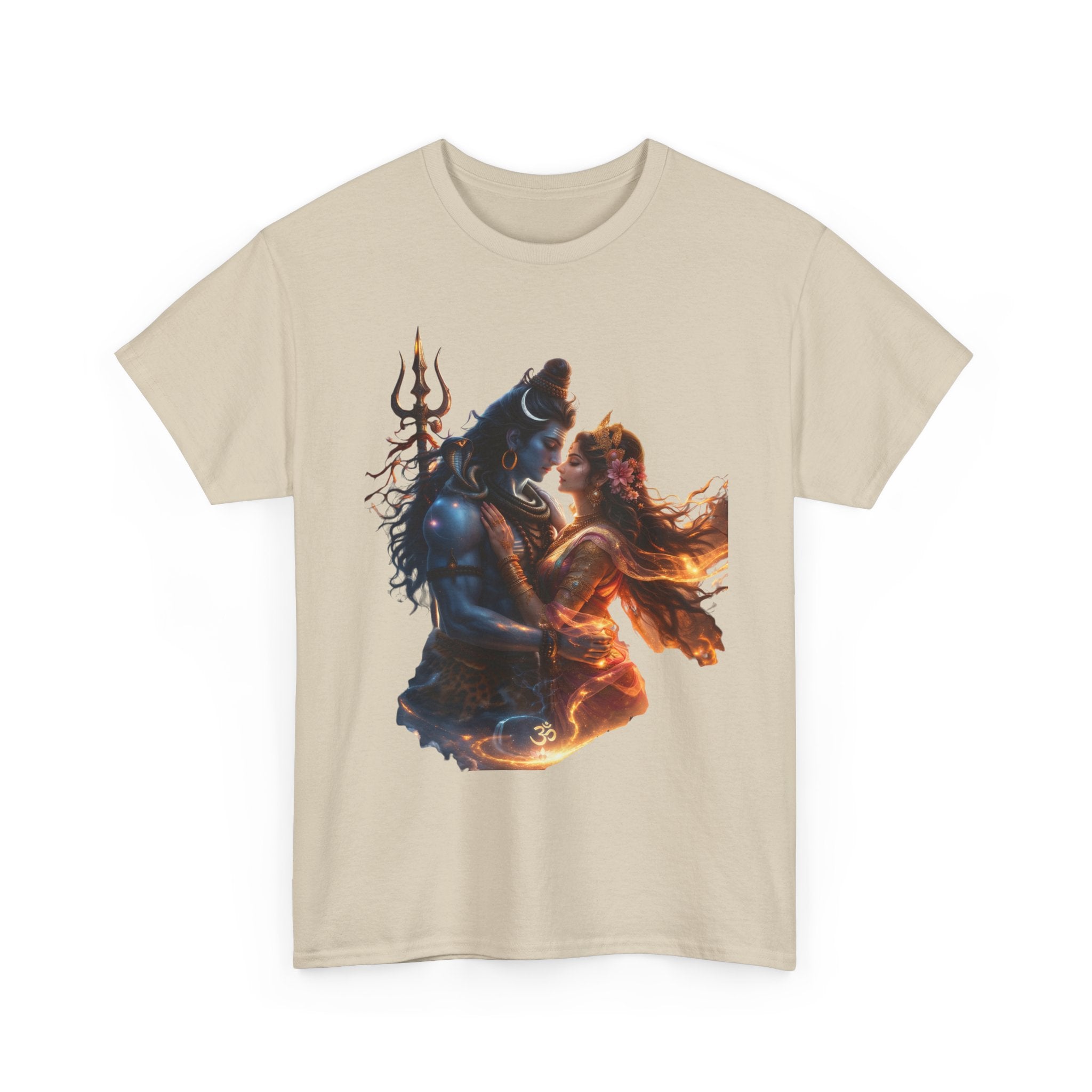 Shiv Parvati T-Shirt – Devotional Mahadev Tee (Front Print)