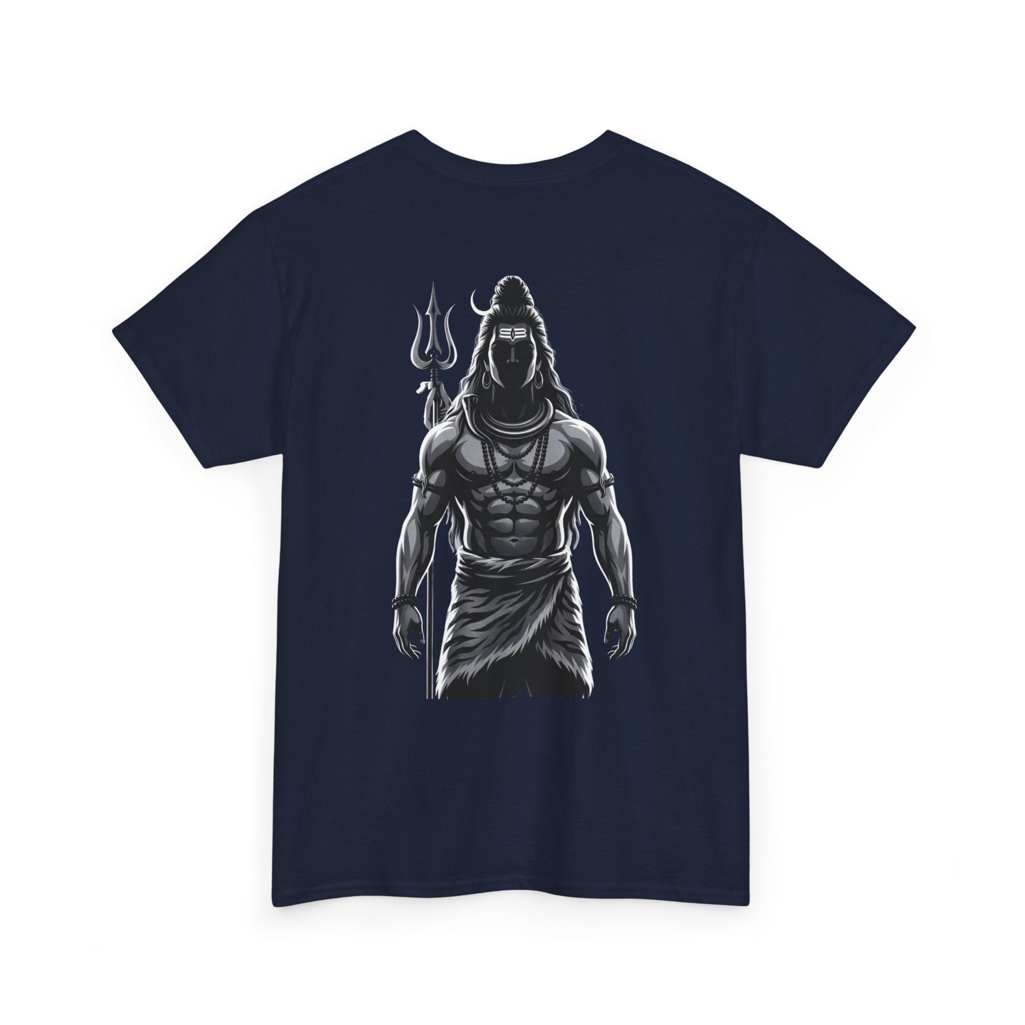 Bholenath Black Print T-Shirt | Om Namah Shivaya Mahadev Shiva Devotional Tee