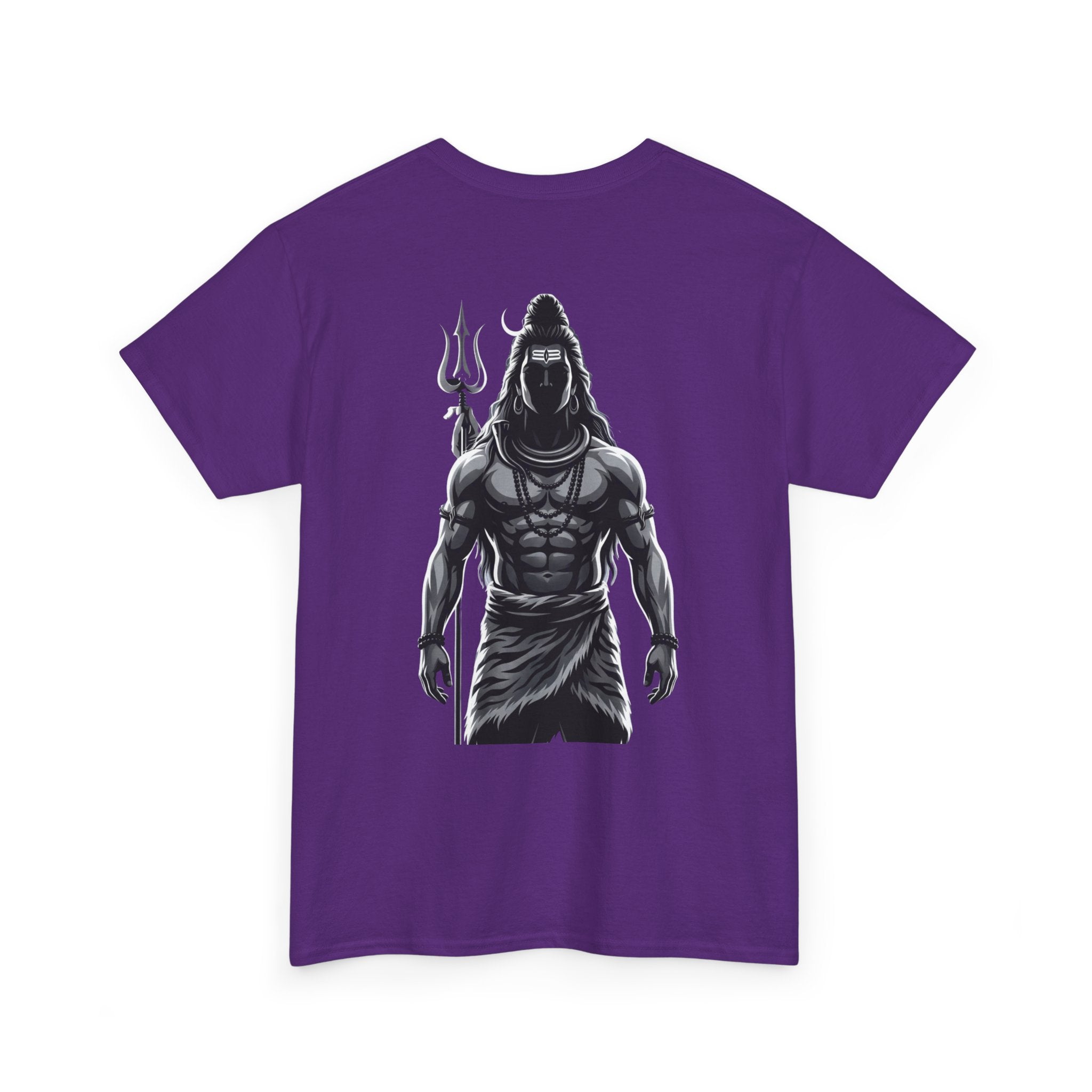 Bholenath Black Print T-Shirt | Om Namah Shivaya Mahadev Shiva Devotional Tee