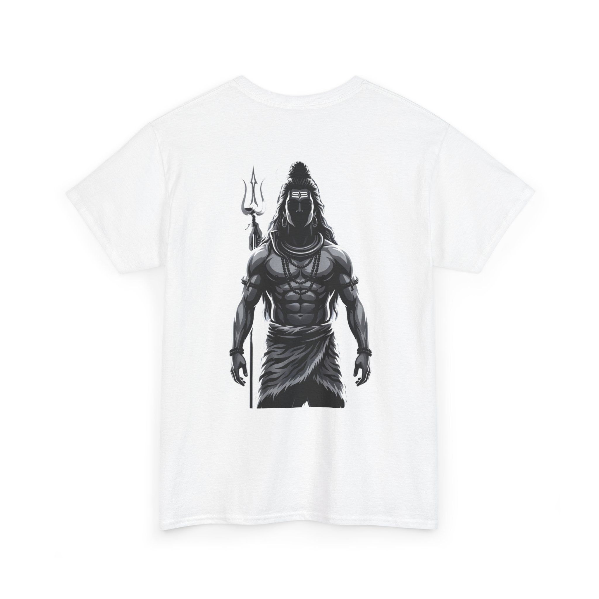Bholenath Black Print T-Shirt | Om Namah Shivaya Mahadev Shiva Devotional Tee