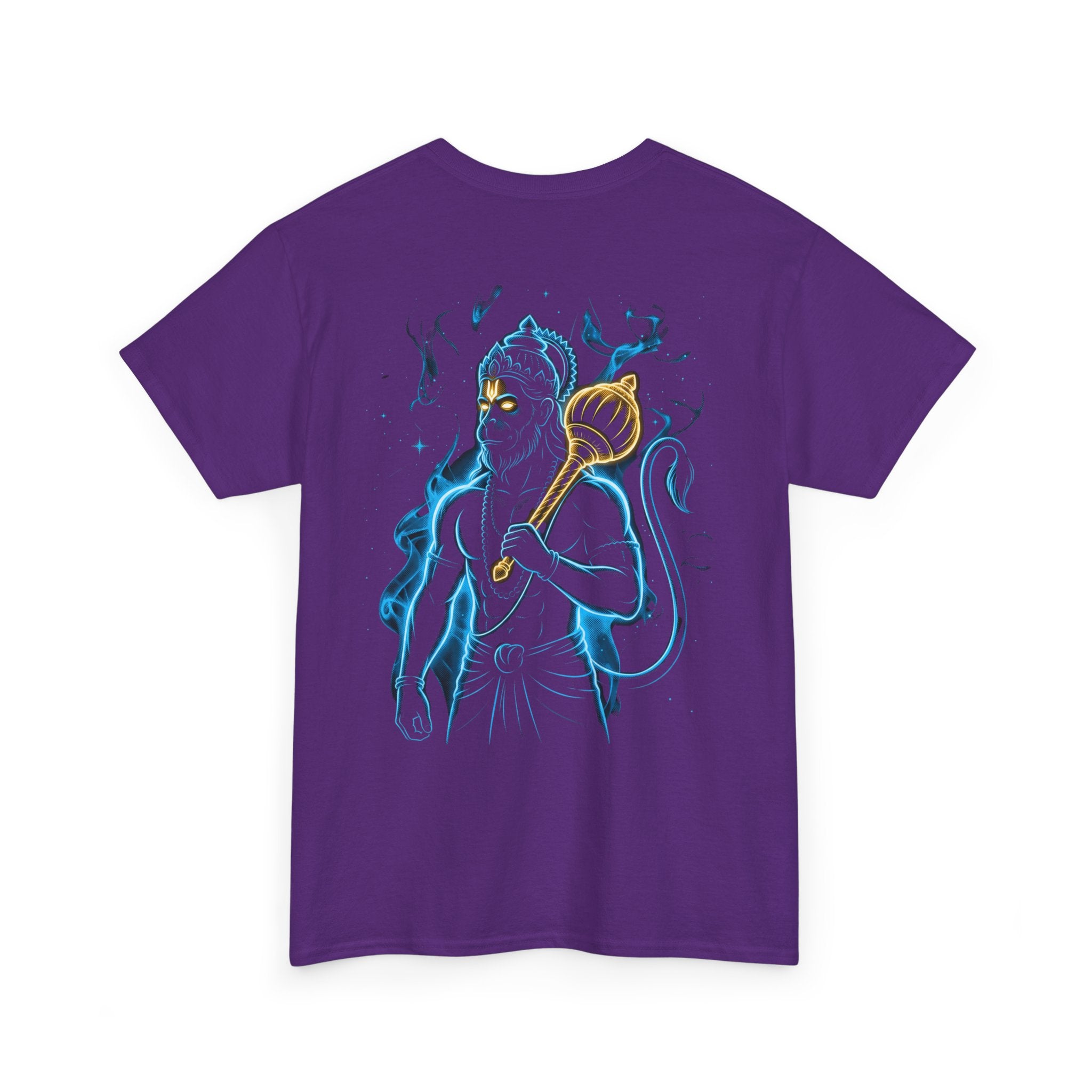 Hanuman Back Print T-Shirt | Jai Bajrang Bali Devotional Hanuman Tee