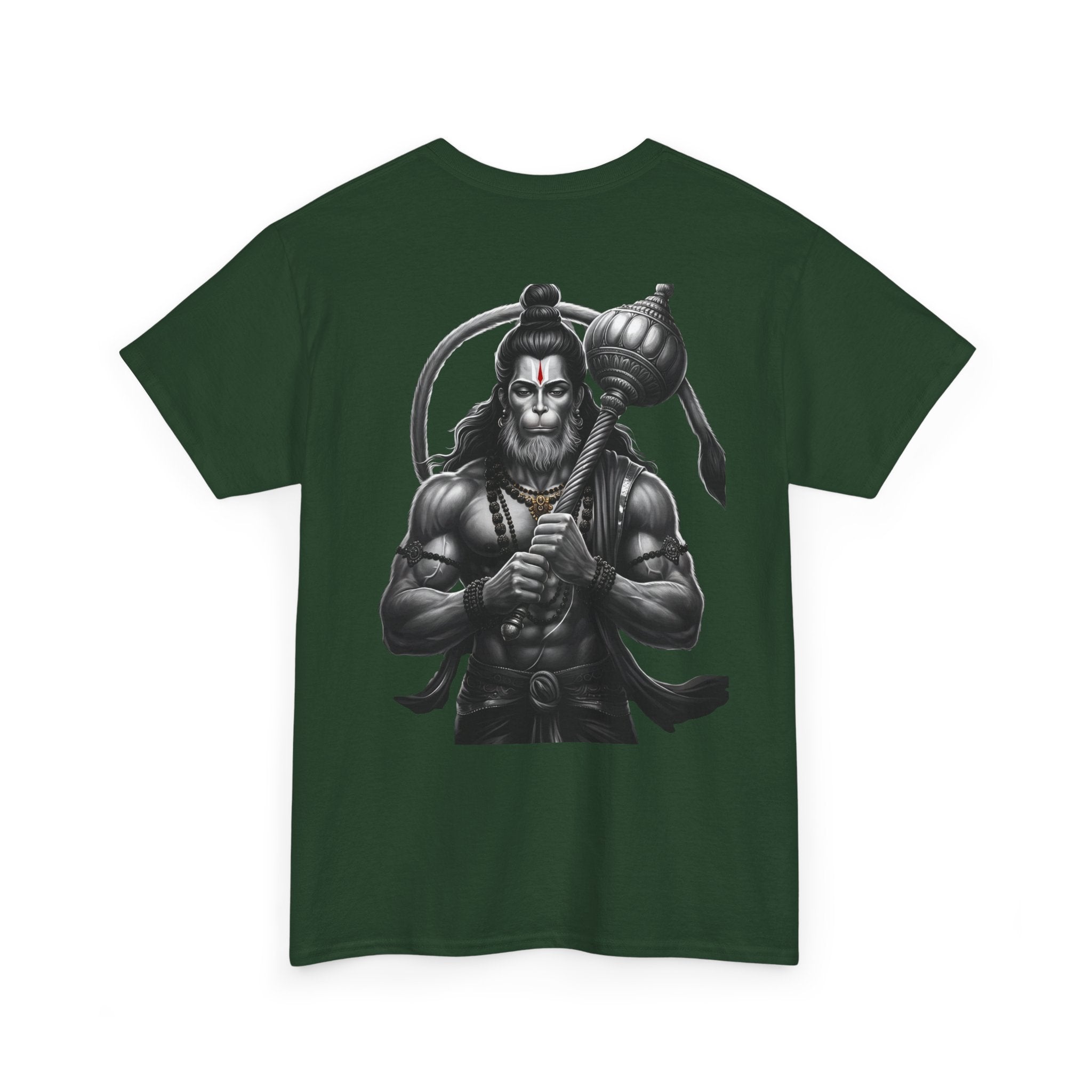 Bajrangi Bali Hanuman Black Print T-Shirt | Jai Shree Ram Devotional Tee