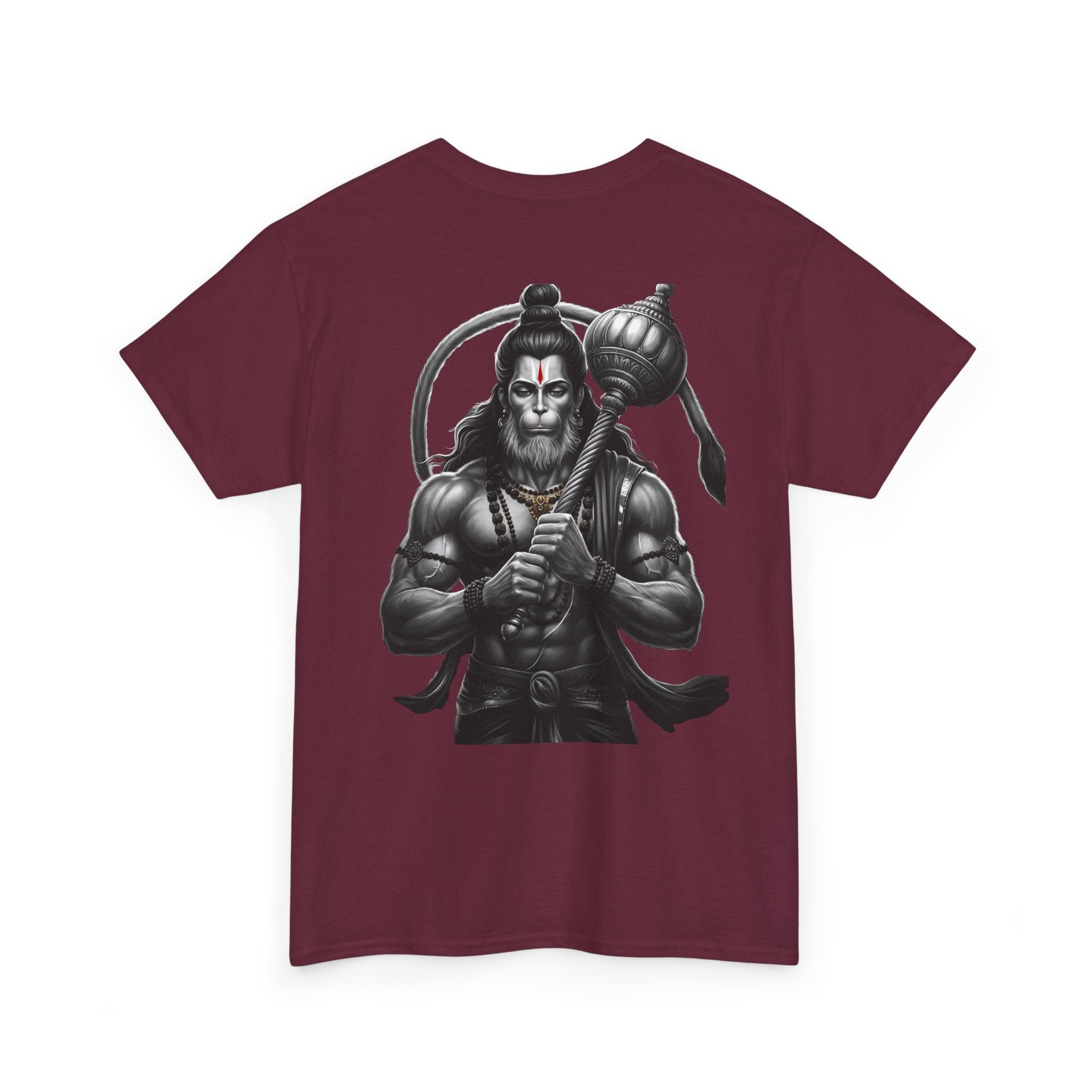 Bajrangi Bali Hanuman Black Print T-Shirt | Jai Shree Ram Devotional Tee