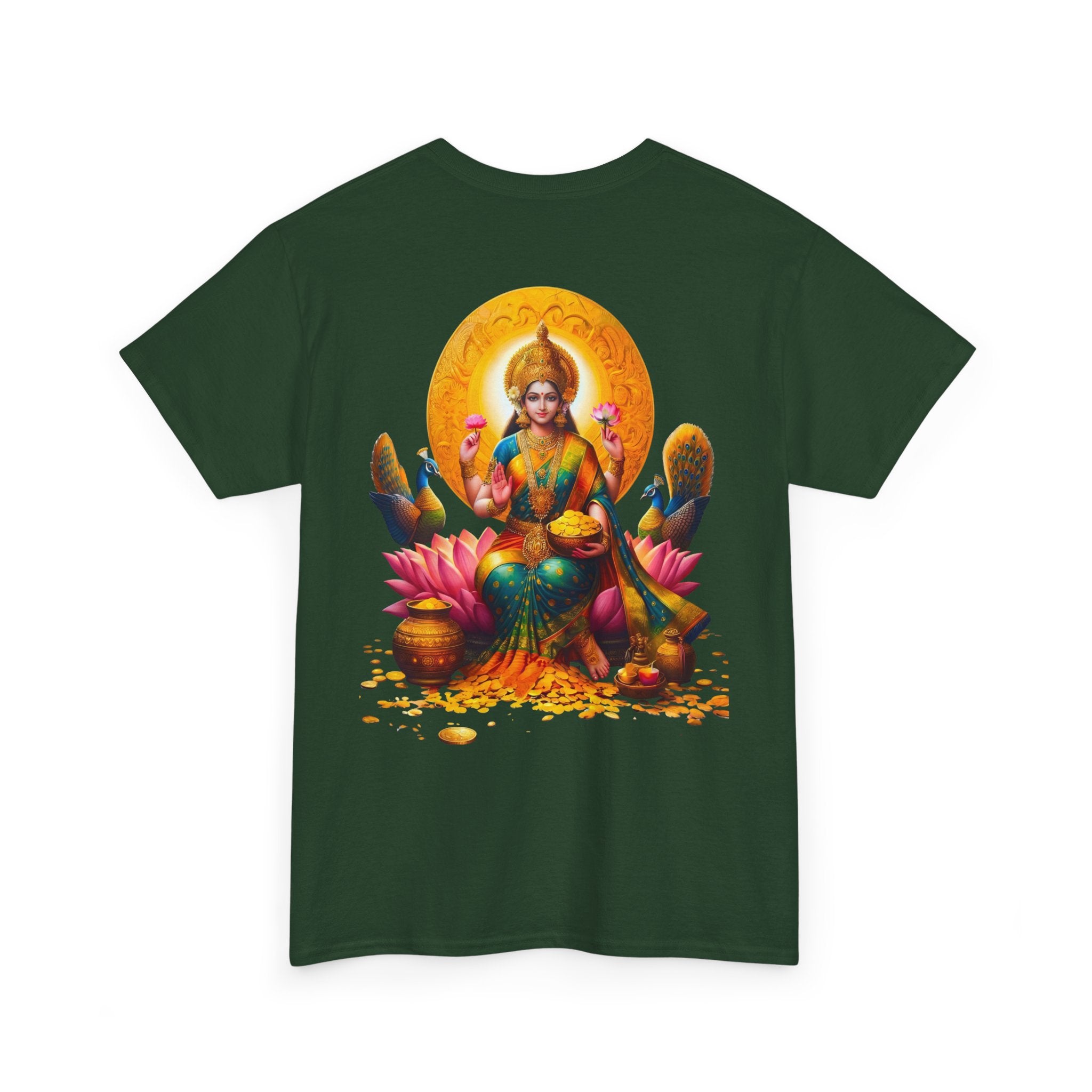 Laxmi Mata T-Shirt – Devotional Goddess Tee (Back Print)