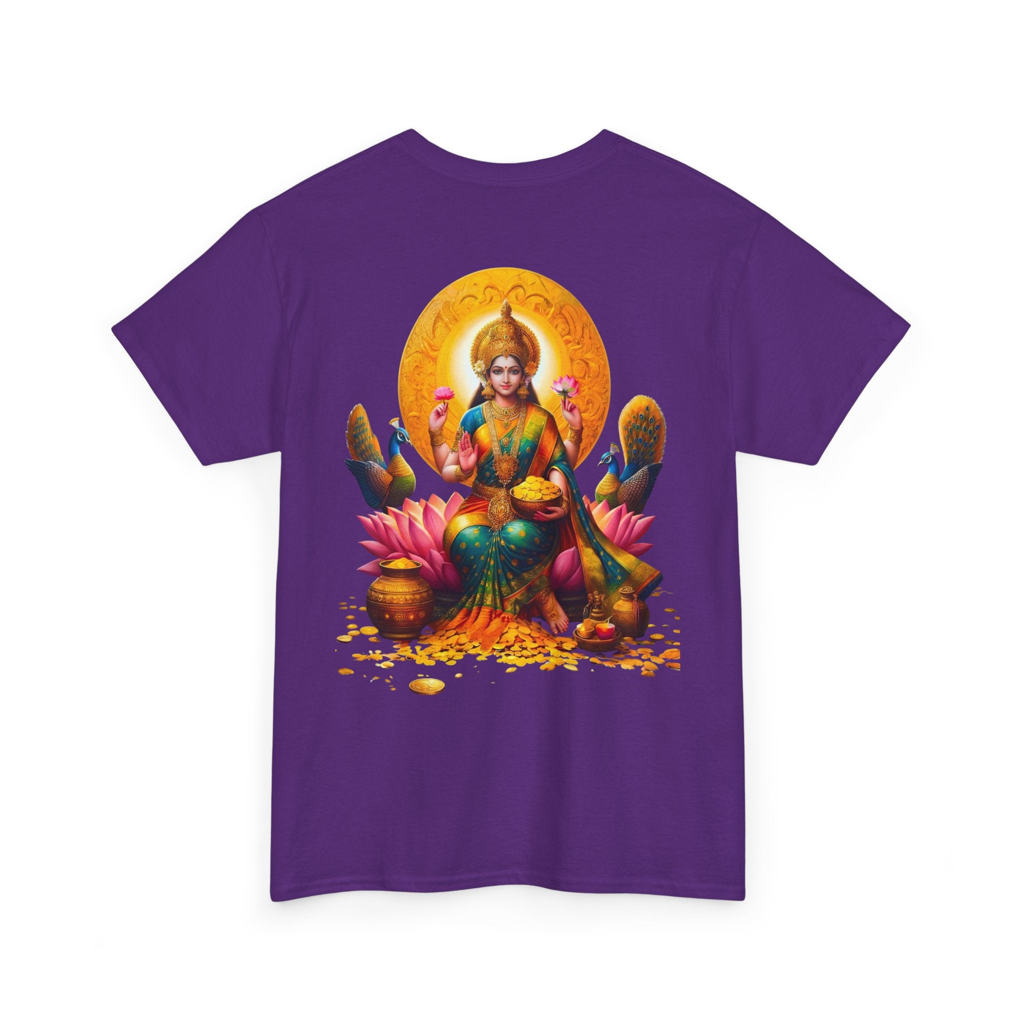 Laxmi Mata T-Shirt – Devotional Goddess Tee (Back Print)