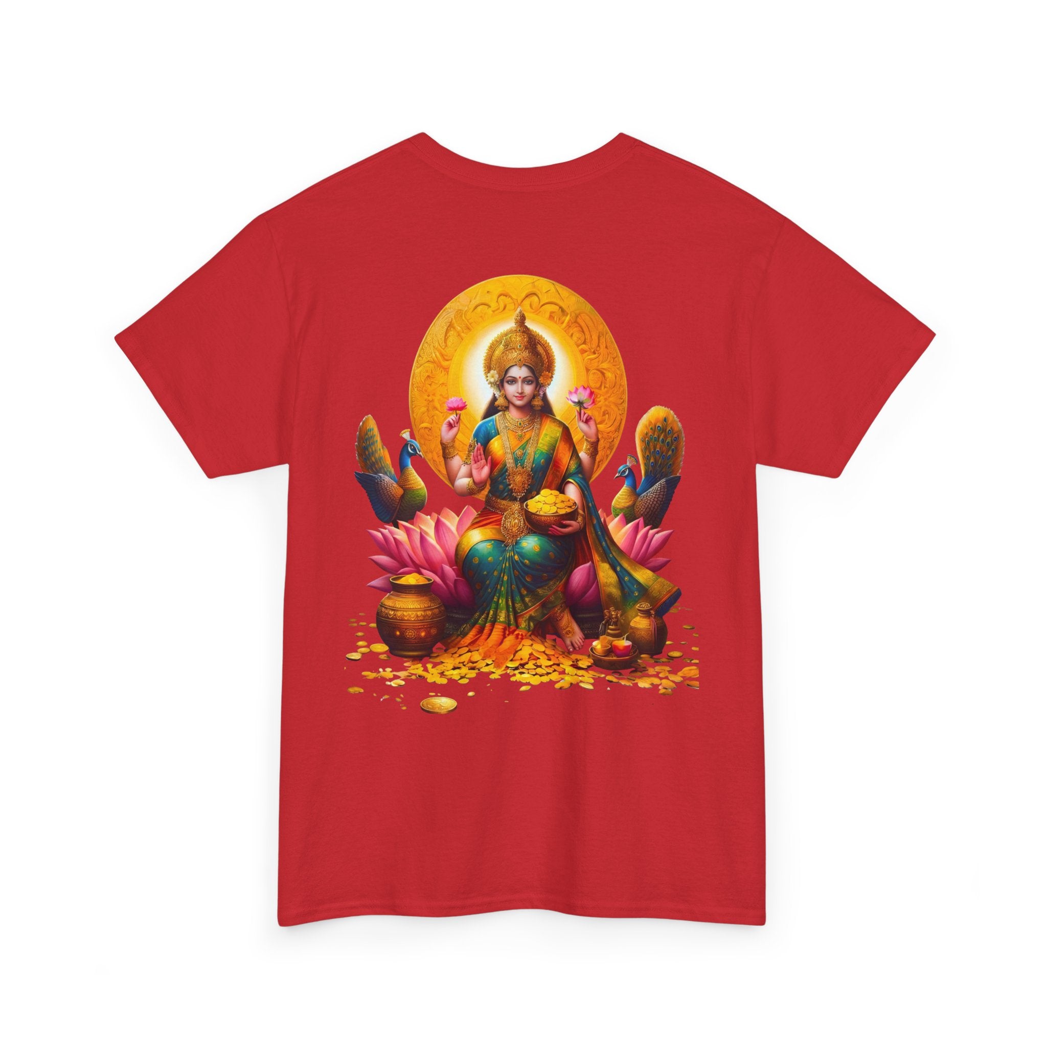 Laxmi Mata T-Shirt – Devotional Goddess Tee (Back Print)