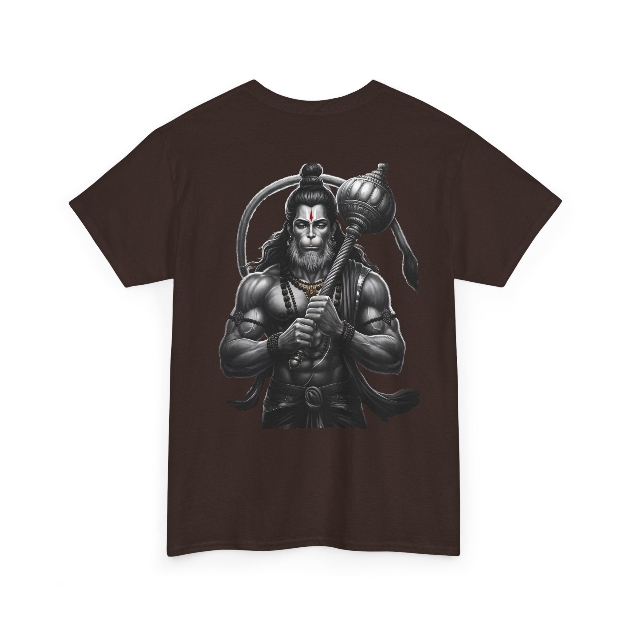 Bajrangi Bali Hanuman Black Print T-Shirt | Jai Shree Ram Devotional Tee