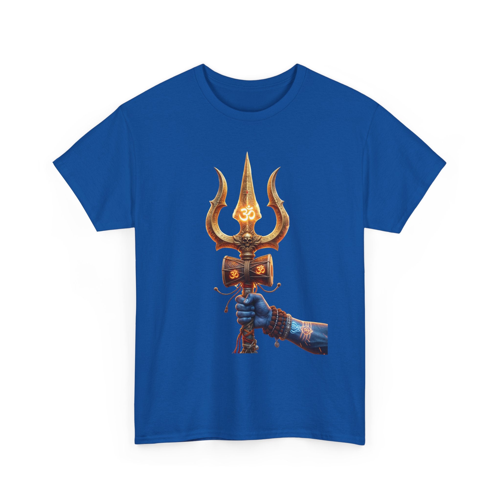 Bholenath Trishul Front Print T-Shirt | Om Namah Shivaya Mahadev Shiva Trishul Devotional Tee